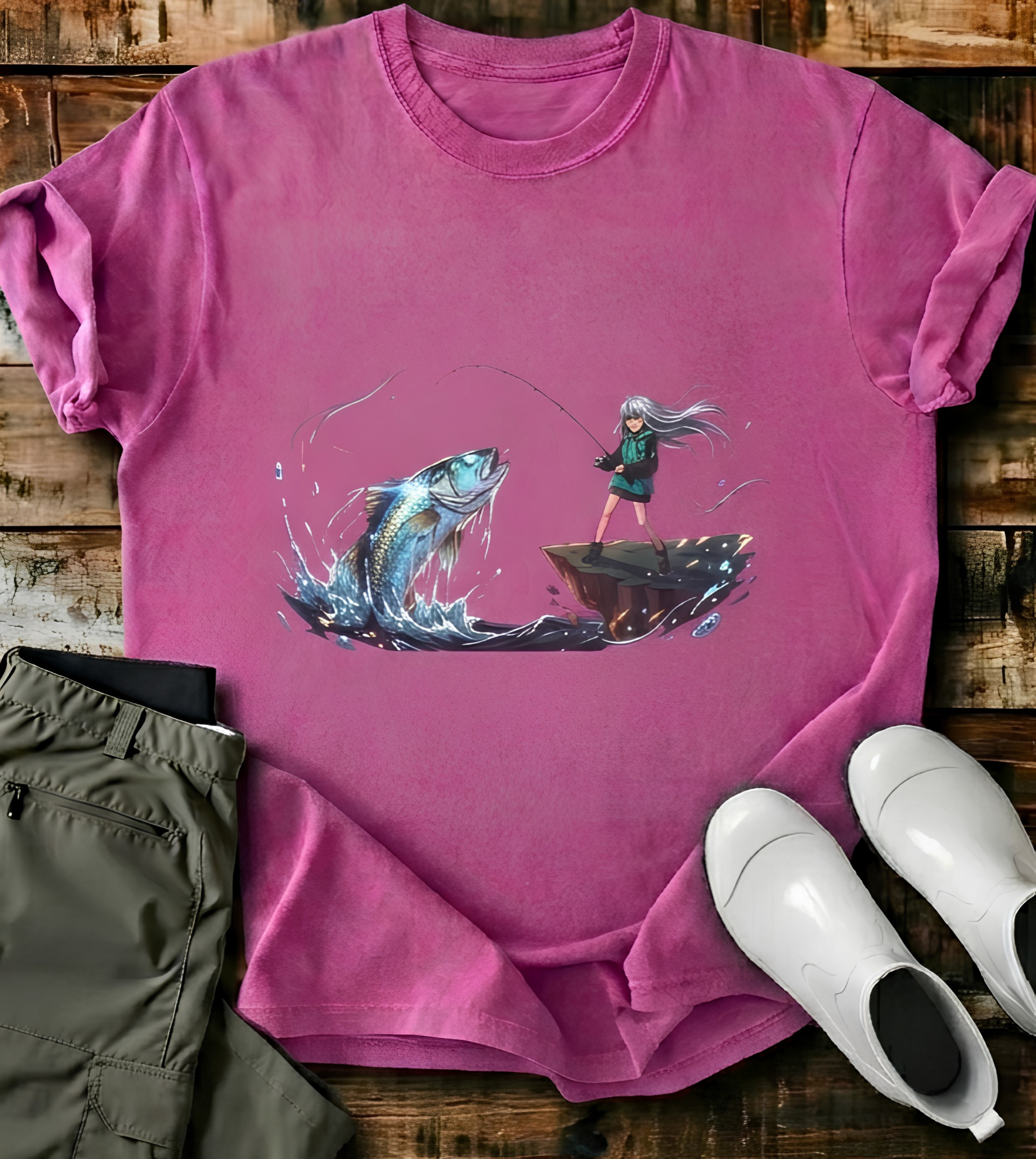 Wilderness Angler T-Shirt | Fishing Graphic Tee