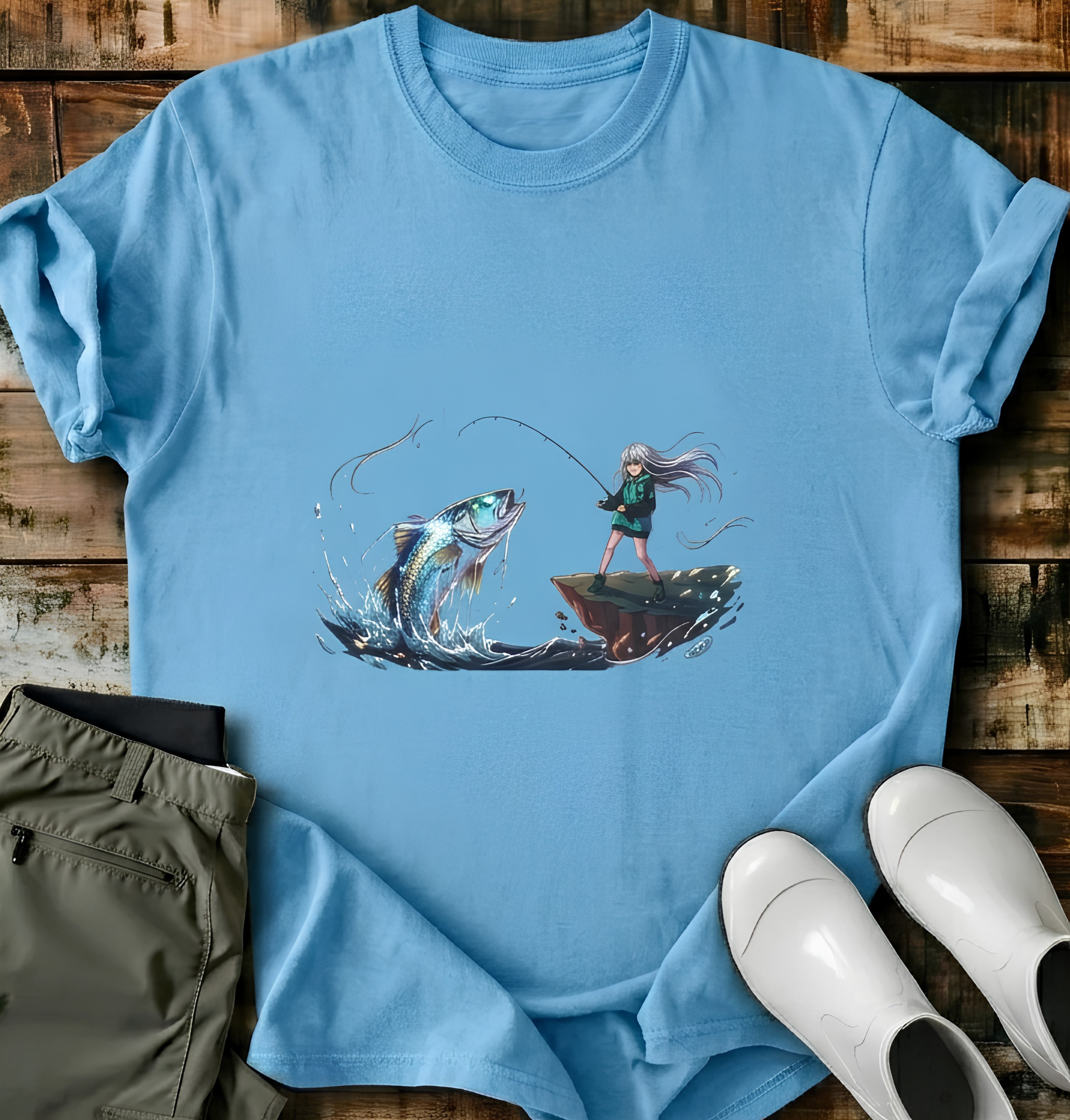 Wilderness Angler T-Shirt | Fishing Graphic Tee