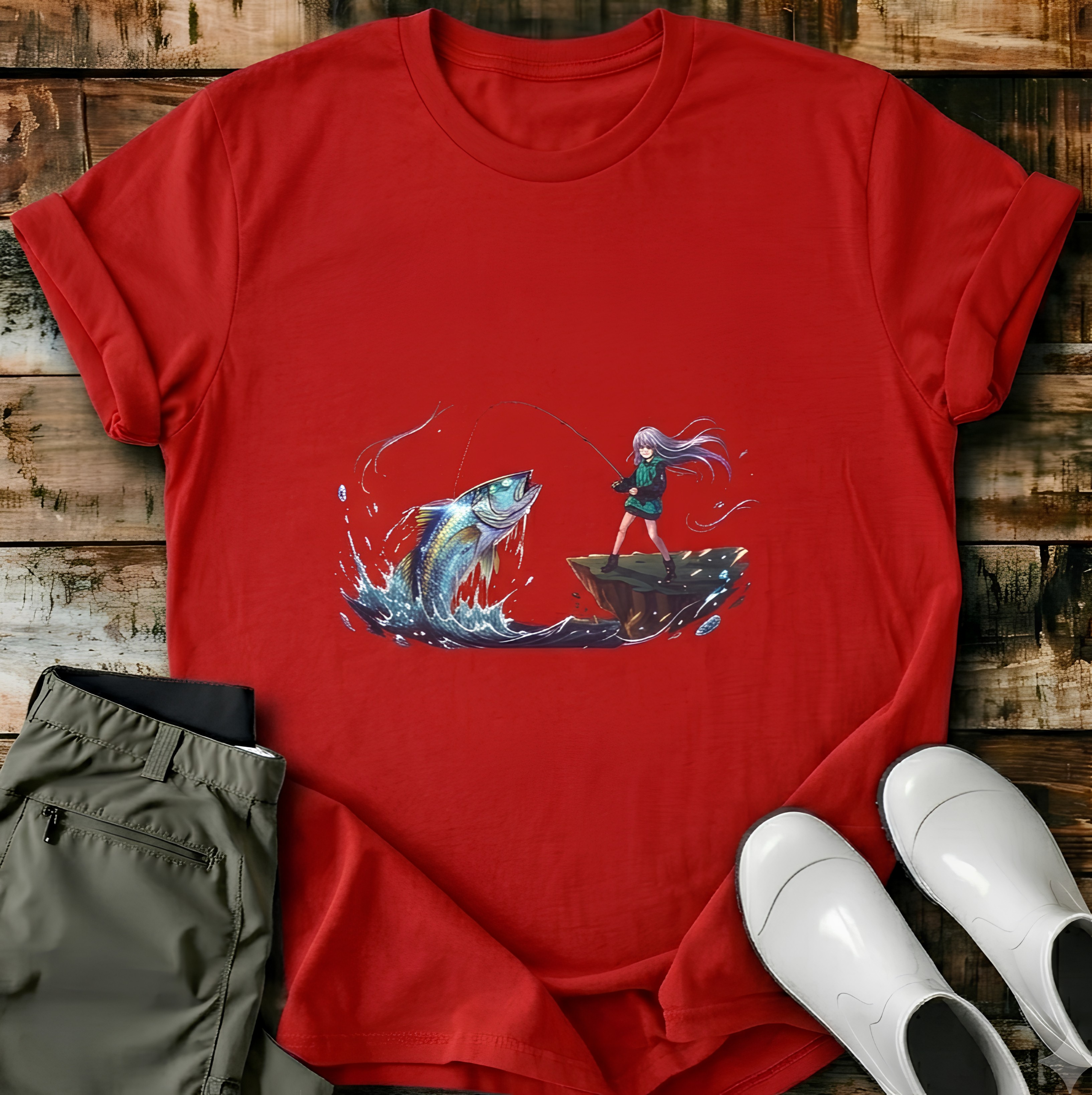 Wilderness Angler T-Shirt | Fishing Graphic Tee