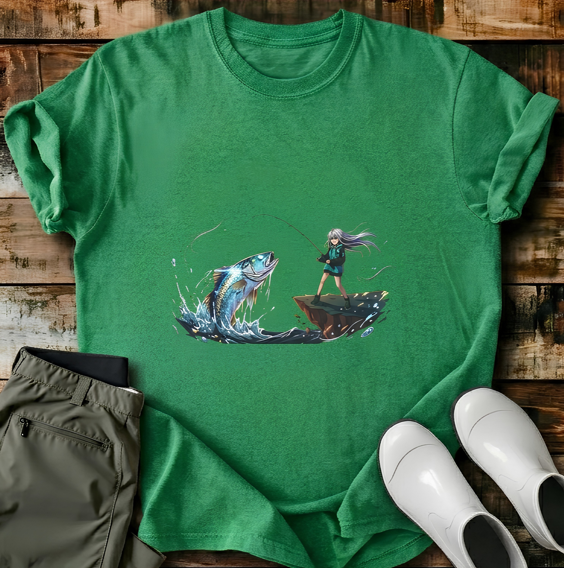 Wilderness Angler T-Shirt | Fishing Graphic Tee