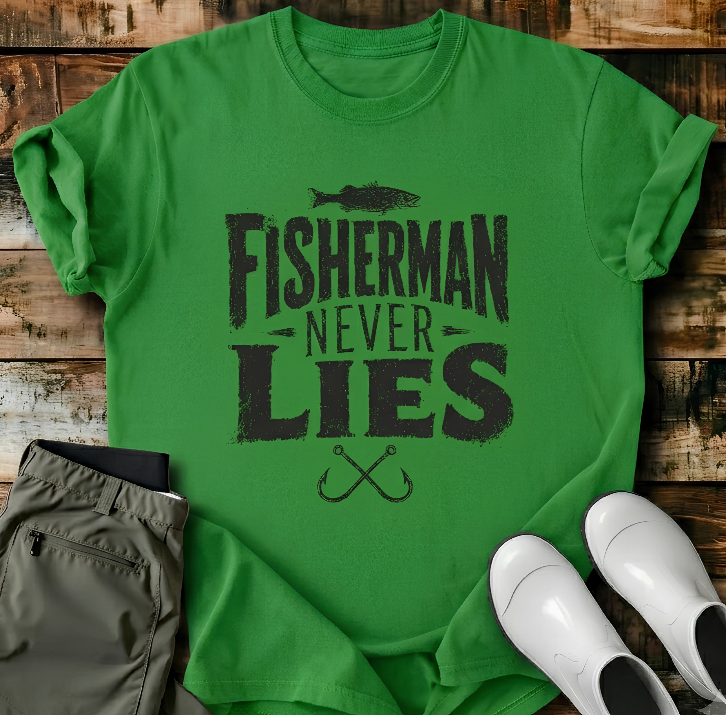 Fisherman Never Lies 2 T-Shirt