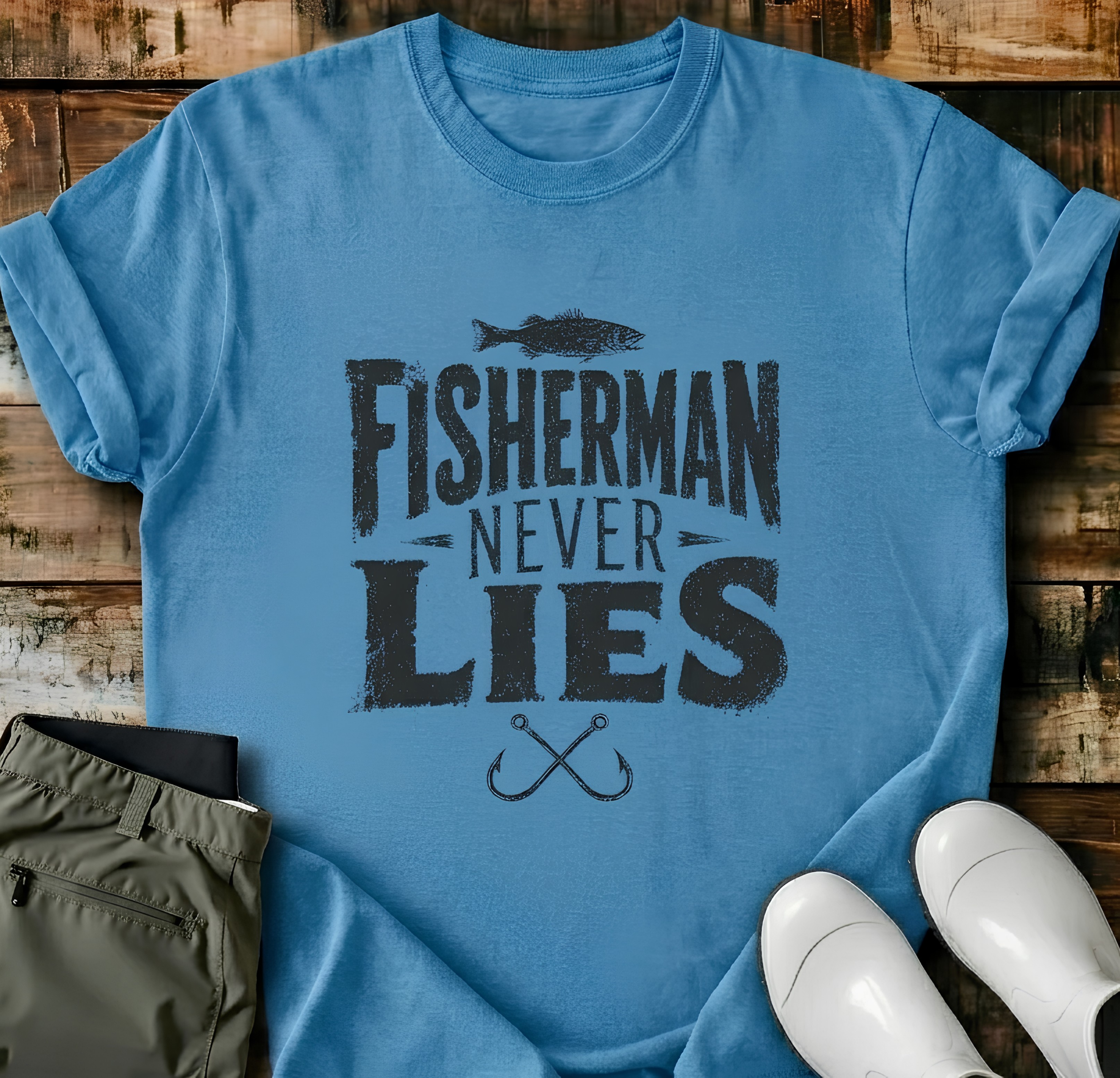 Fisherman Never Lies 2 T-Shirt
