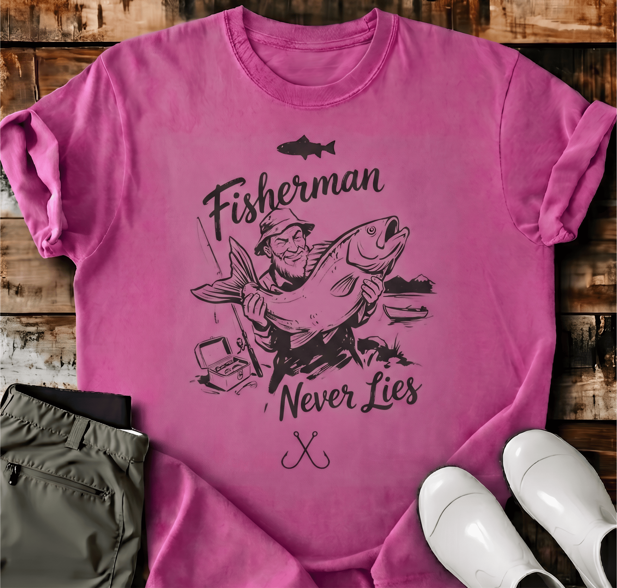 Fisherman Never Lies 3 T-Shirt