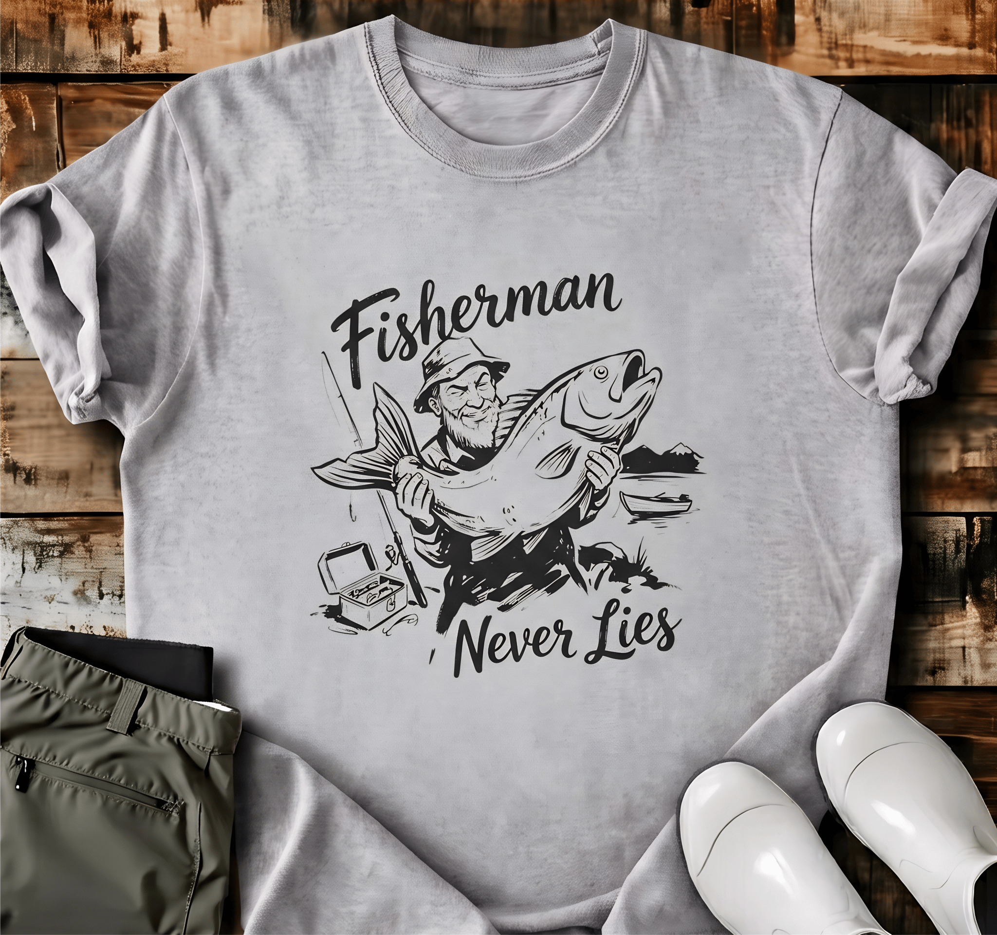 Fisherman Never Lies 3 T-Shirt