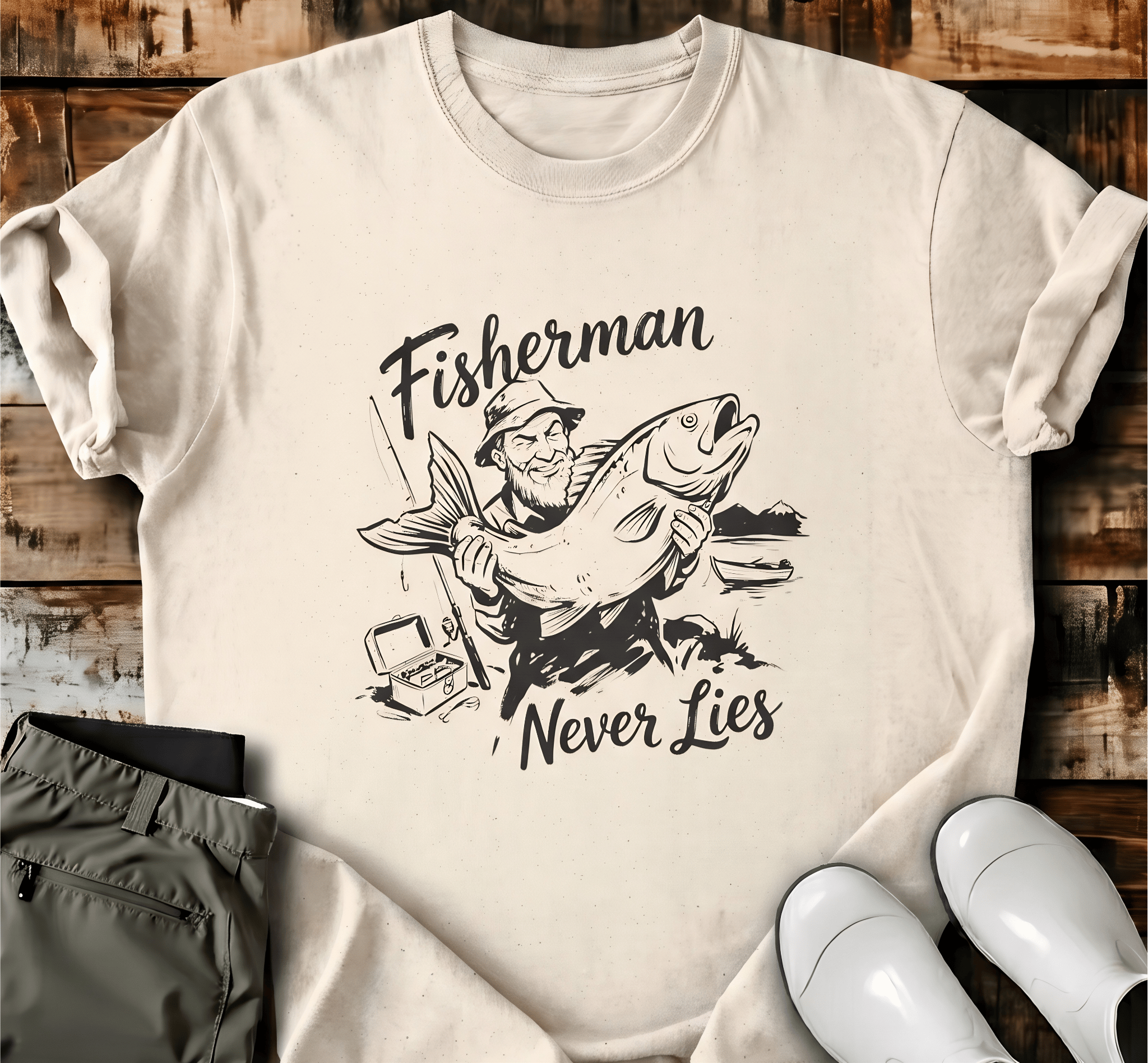 Fisherman Never Lies 3 T-Shirt