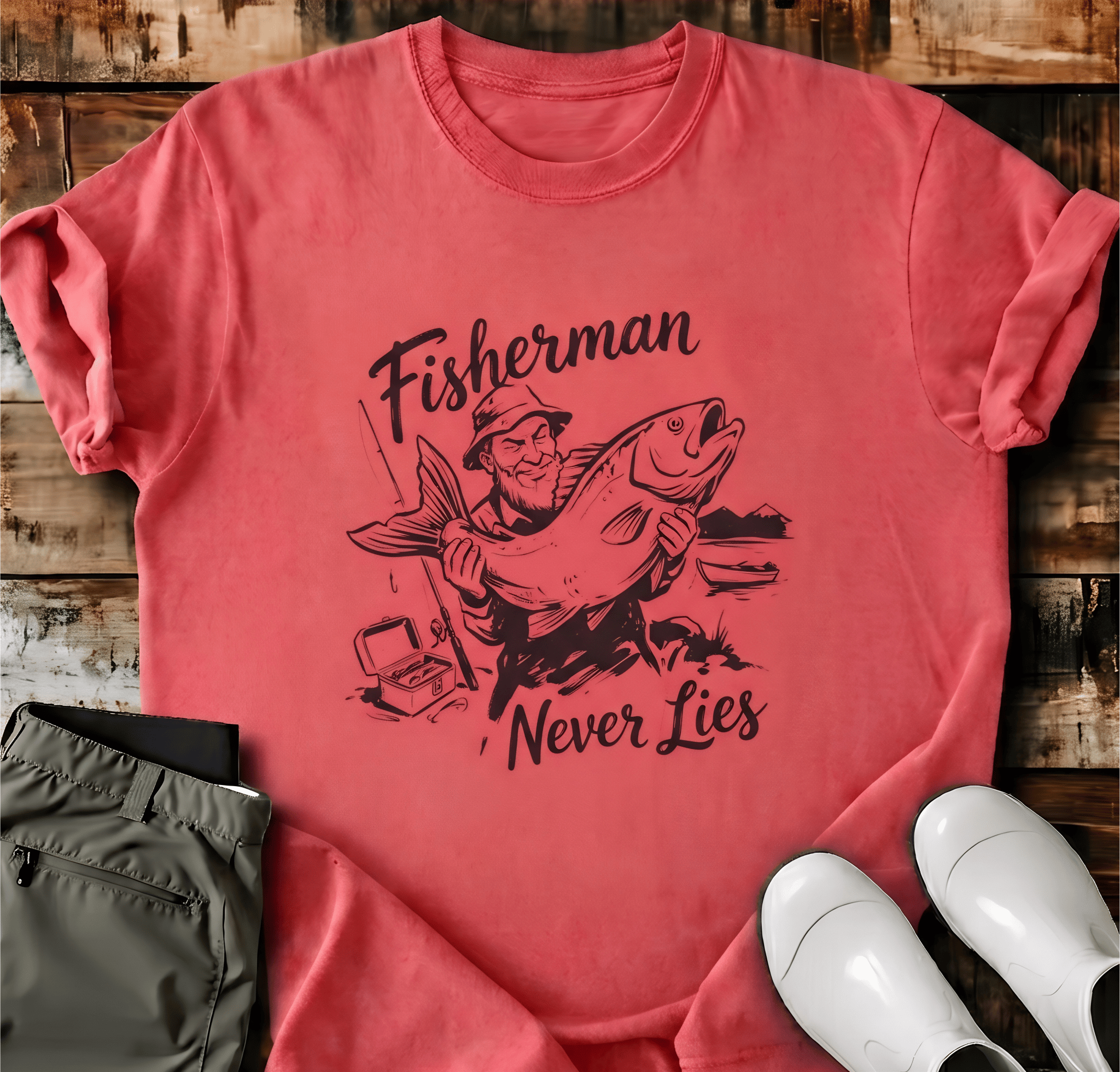 Fisherman Never Lies 3 T-Shirt