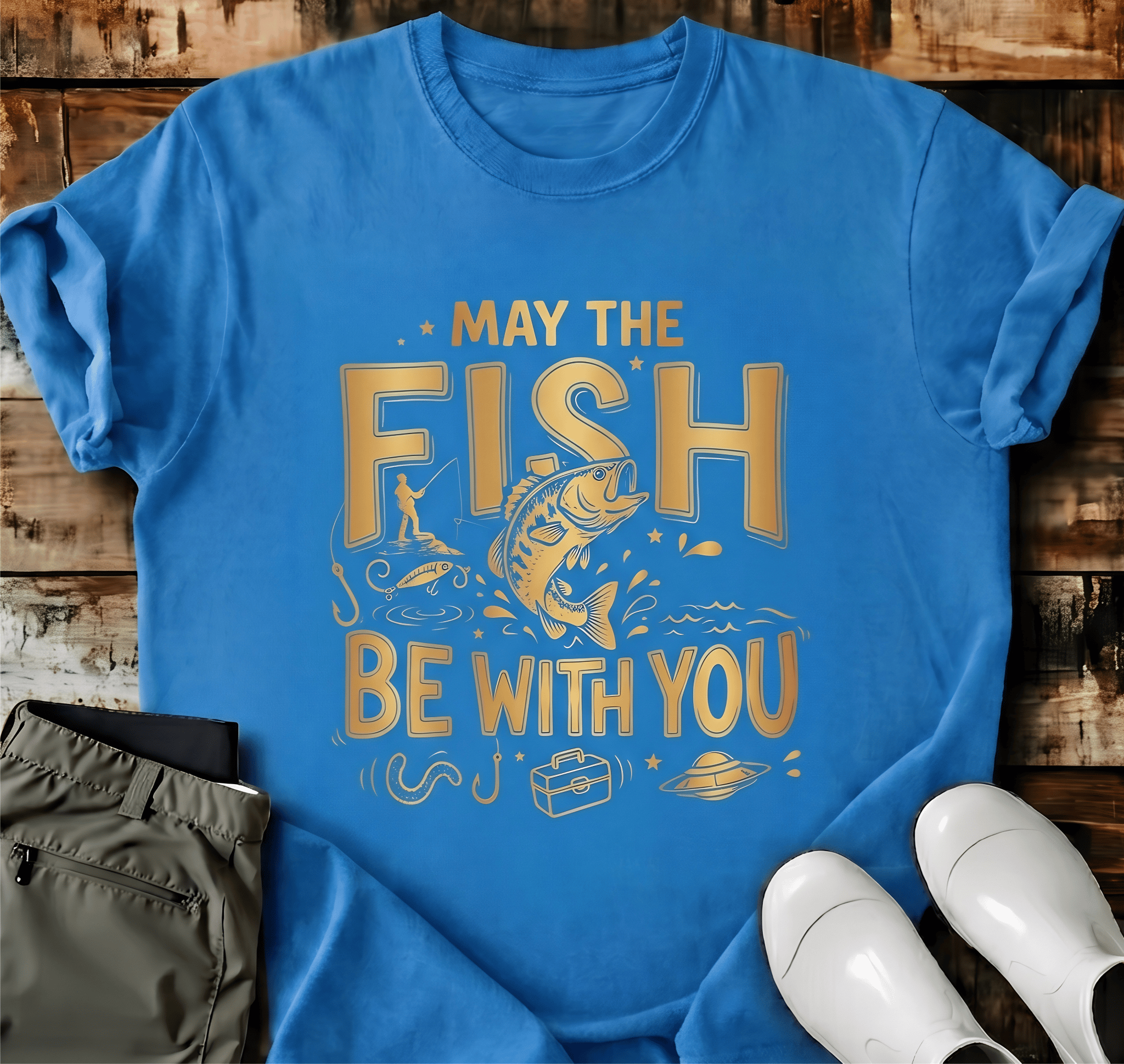 May The Fish Be With You T-Shirt