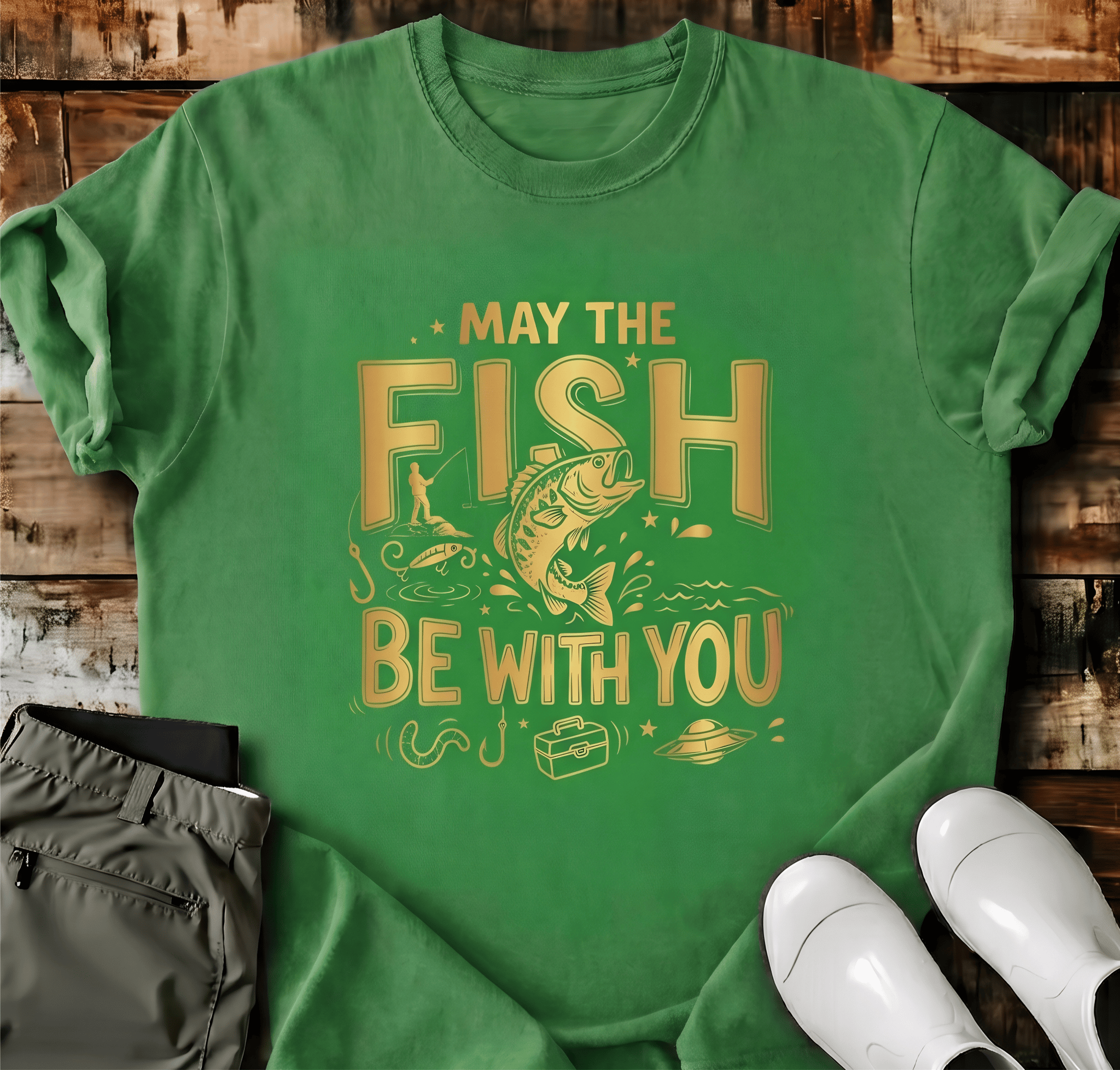 May The Fish Be With You T-Shirt
