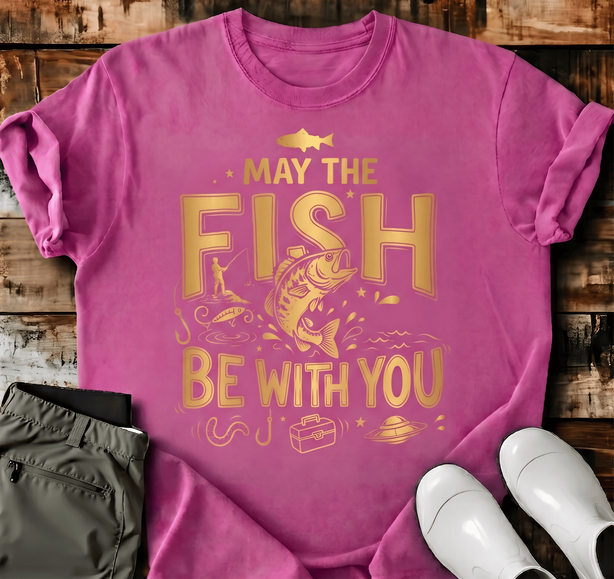 May The Fish Be With You T-Shirt