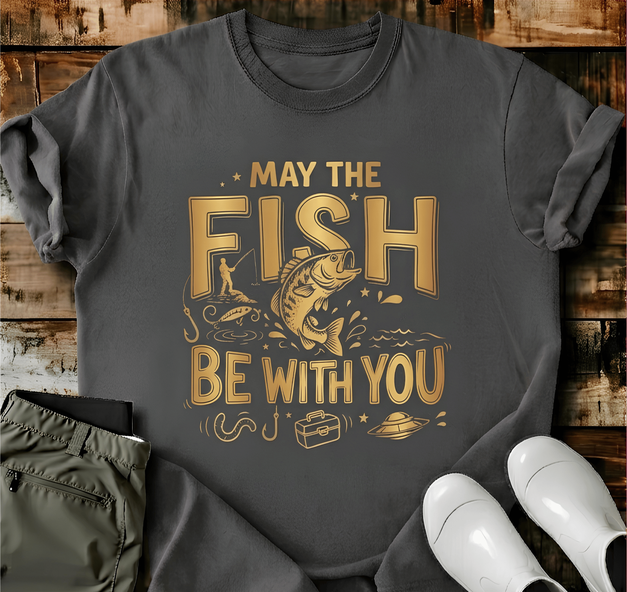 May The Fish Be With You T-Shirt