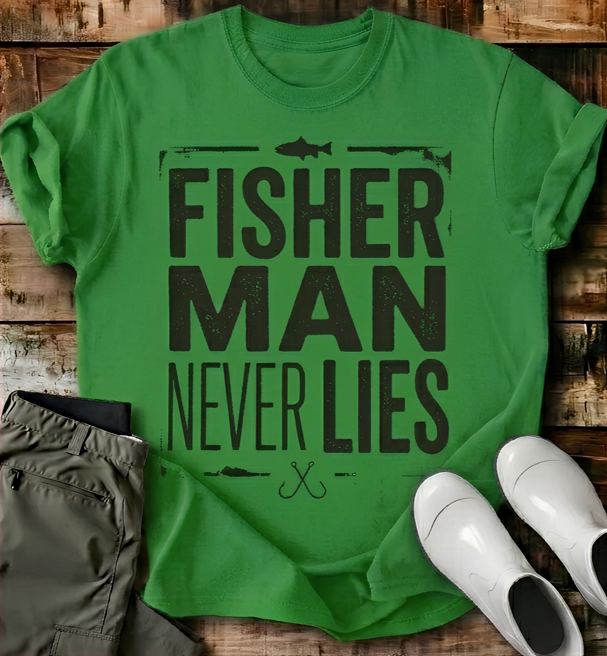 Fisherman Never Lies T-Shirt