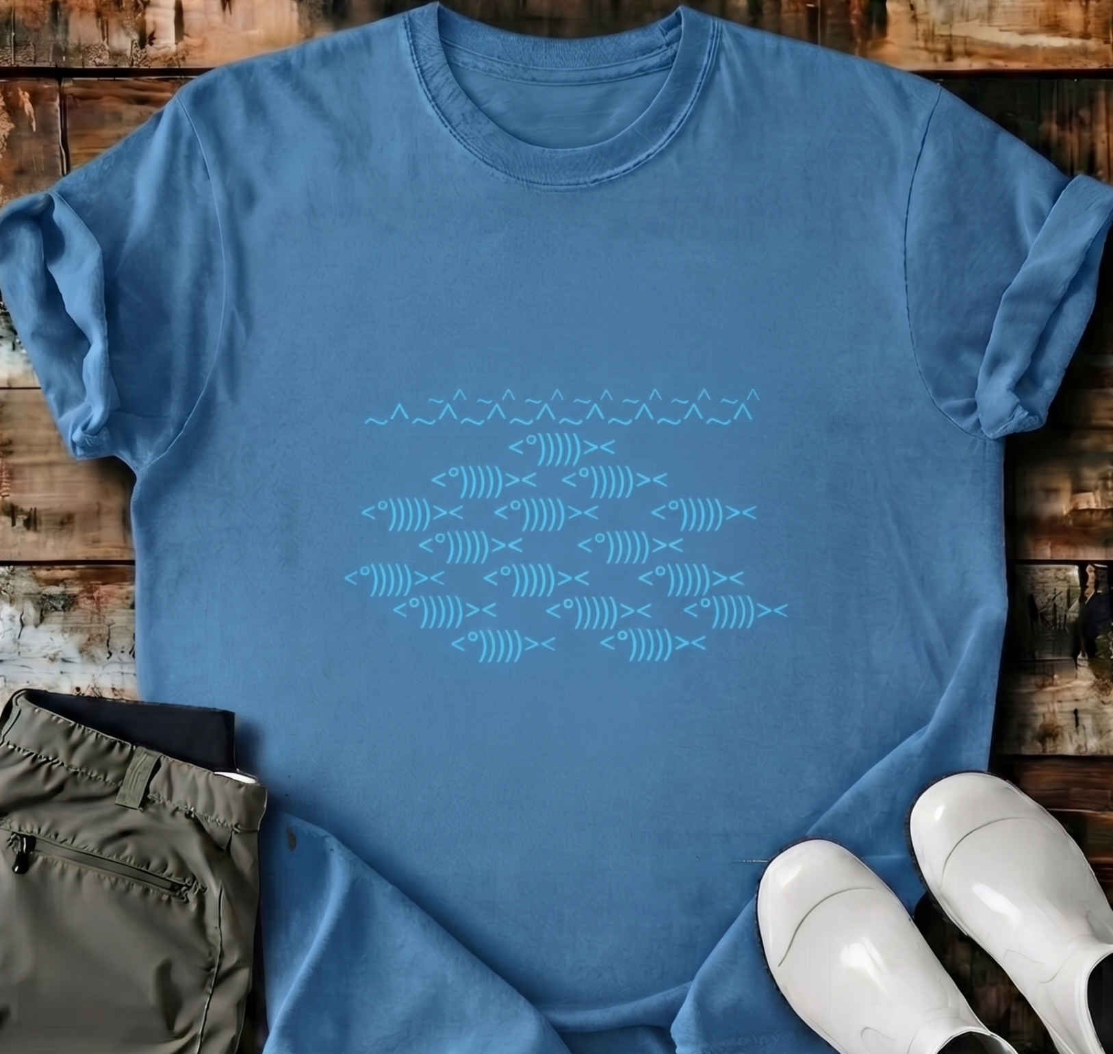 ASCII of Fish T-Shirt