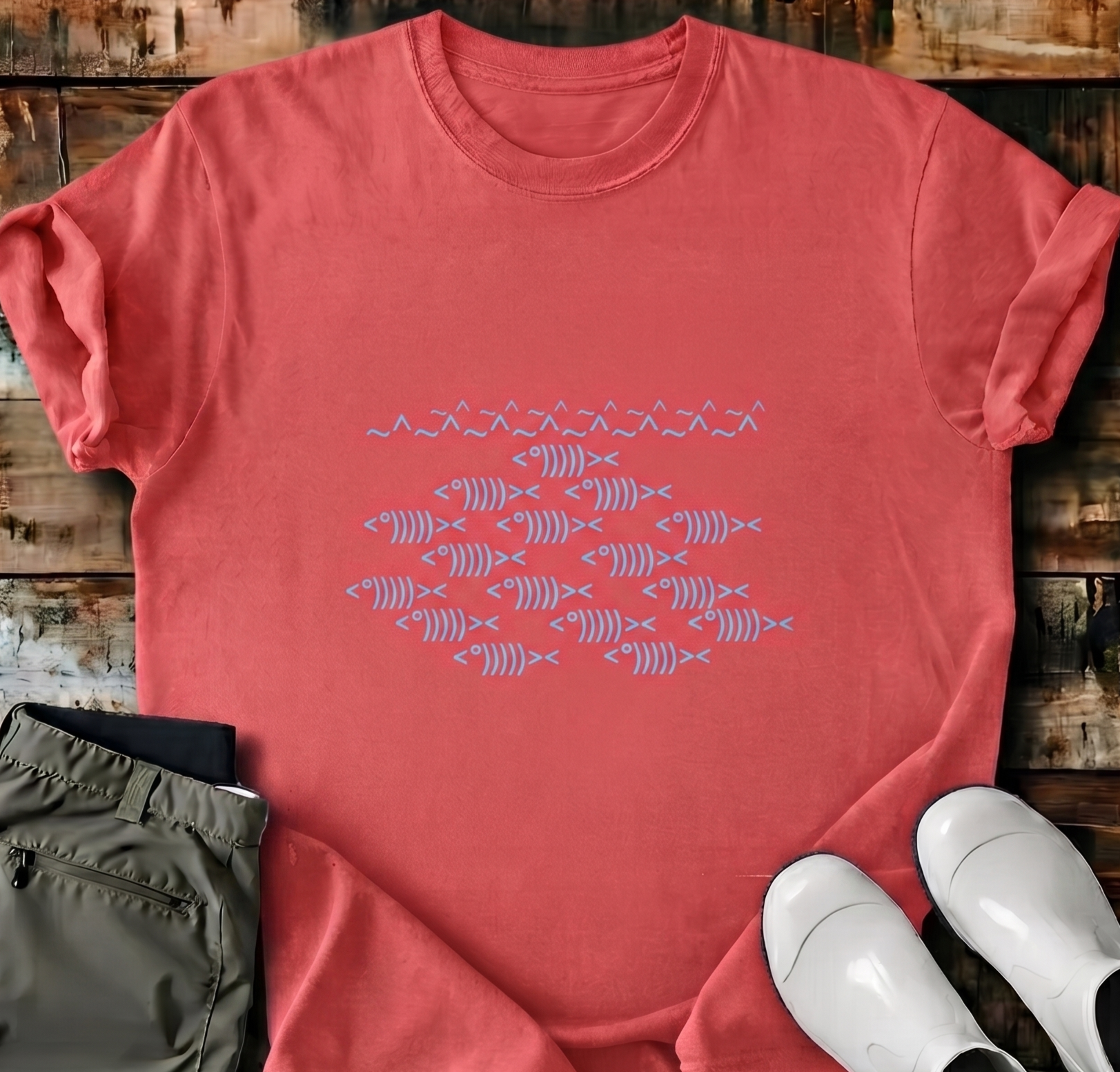 ASCII of Fish T-Shirt