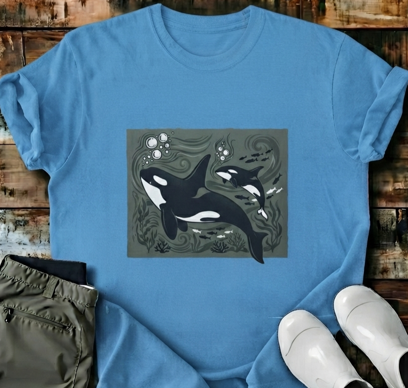 Orca Tapestry T-Shirt