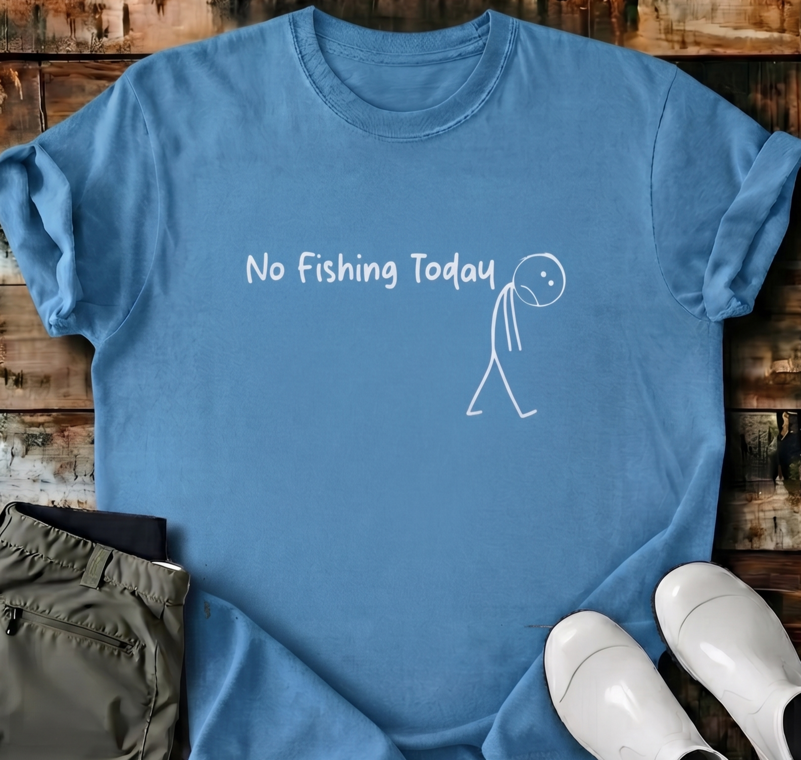 No Fishing Today T-Shirt