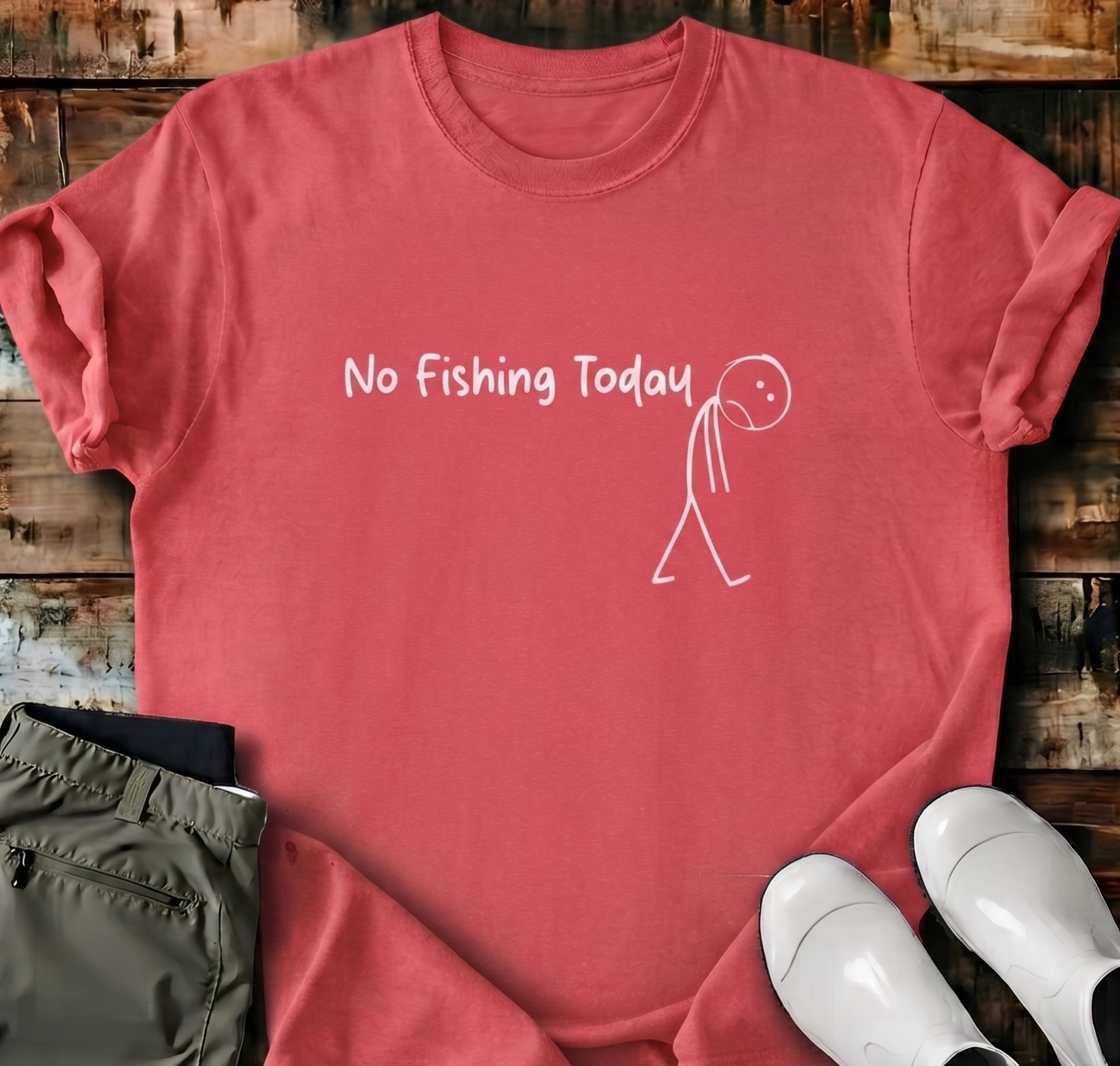 No Fishing Today T-Shirt