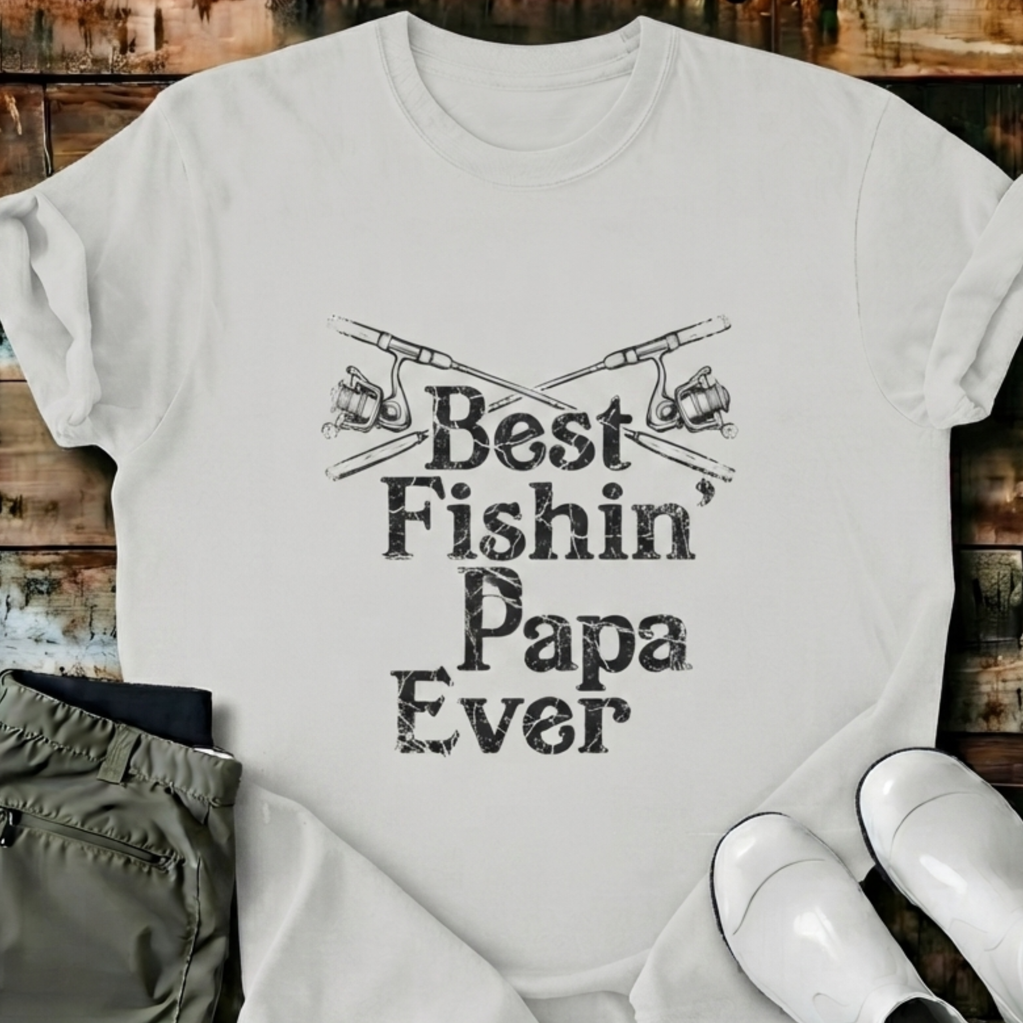 Best Fishin Papa Ever T-Shirt