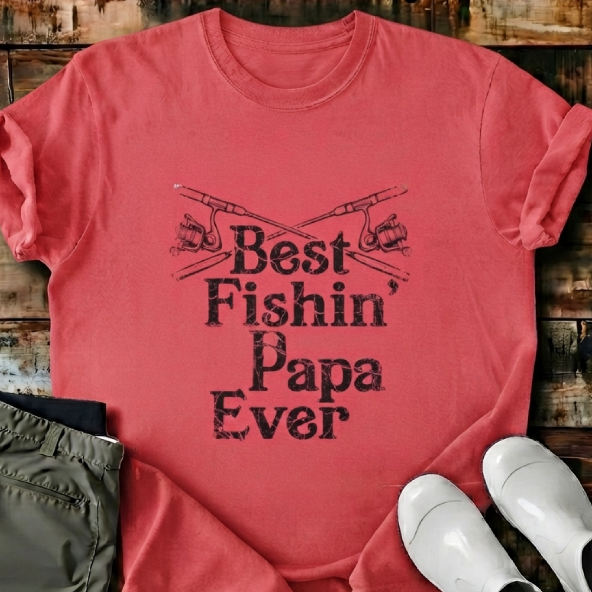 Best Fishin Papa Ever T-Shirt