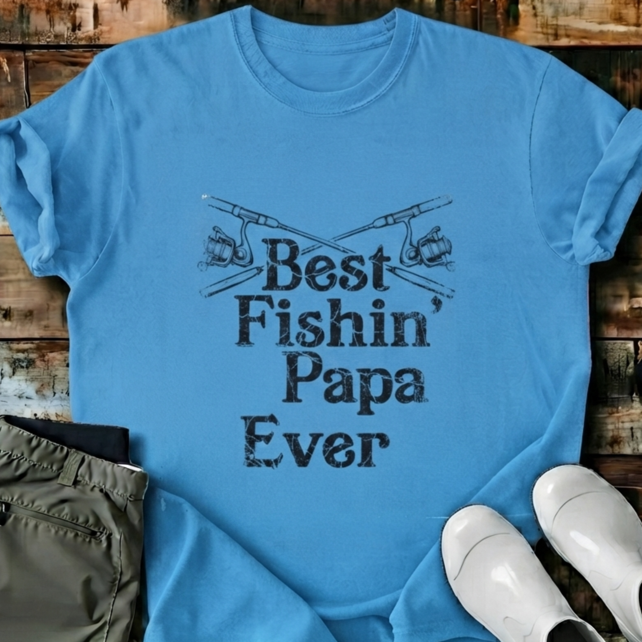 Best Fishin Papa Ever T-Shirt