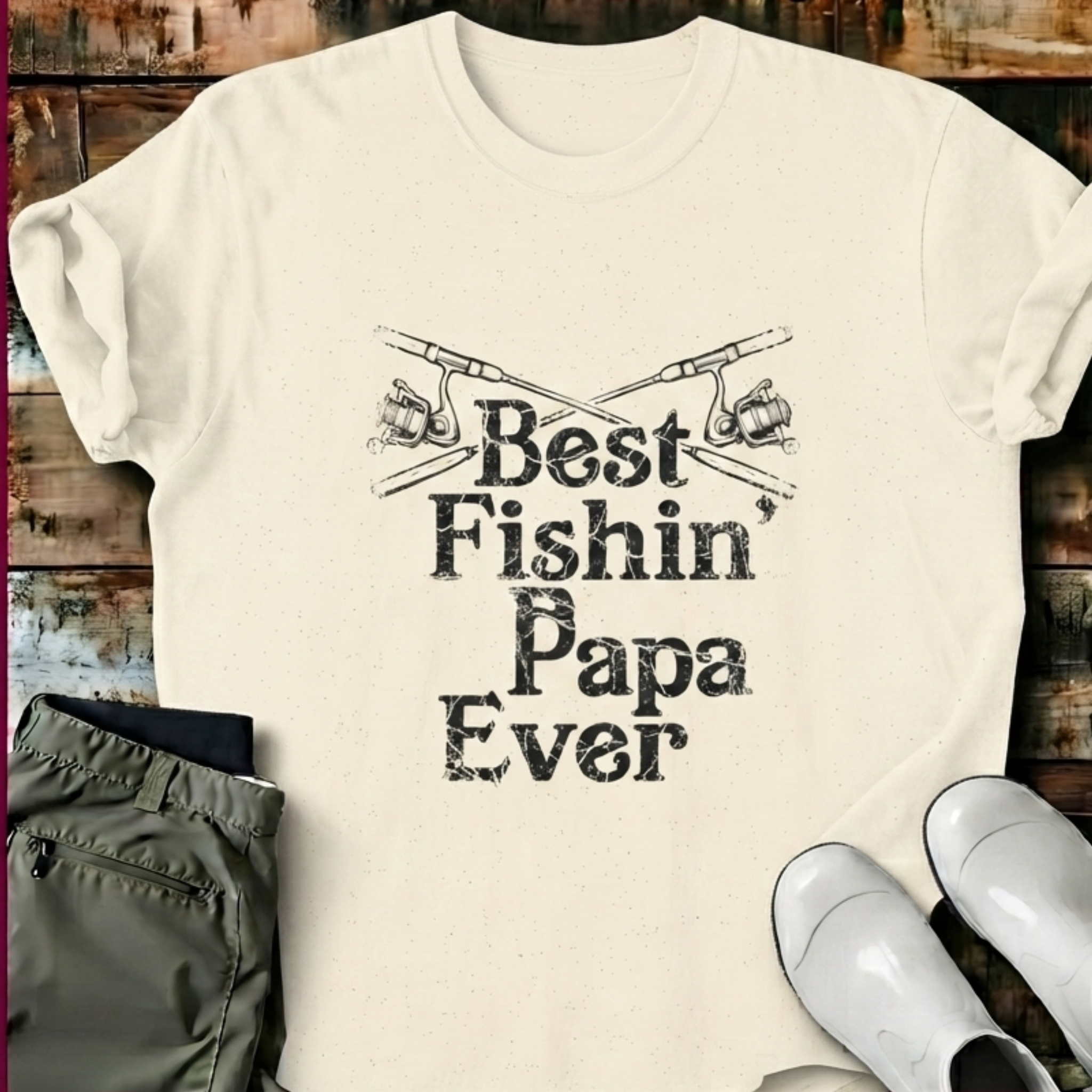 Best Fishin Papa Ever T-Shirt
