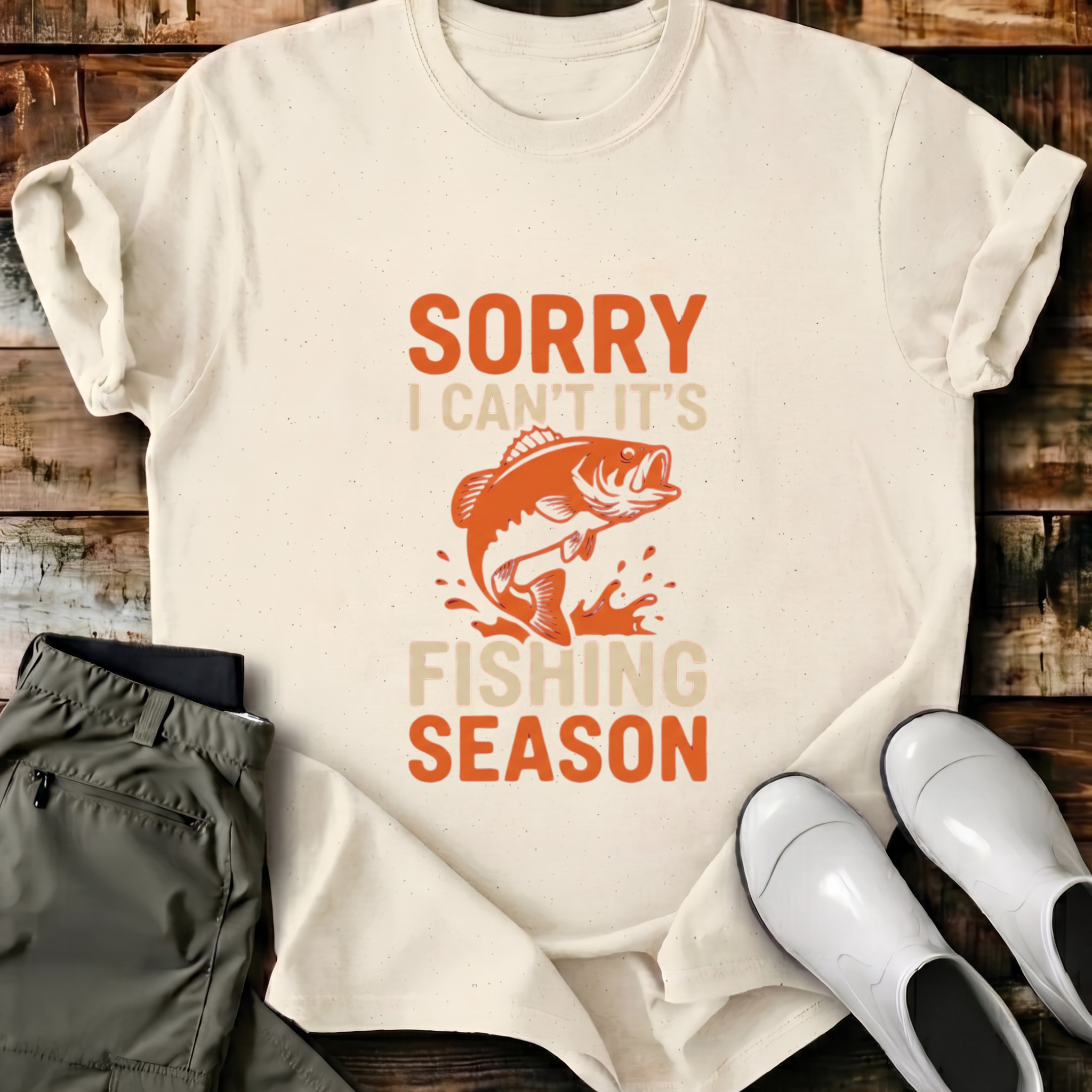 Sorry I can't It's Fishing Season T-Shirt