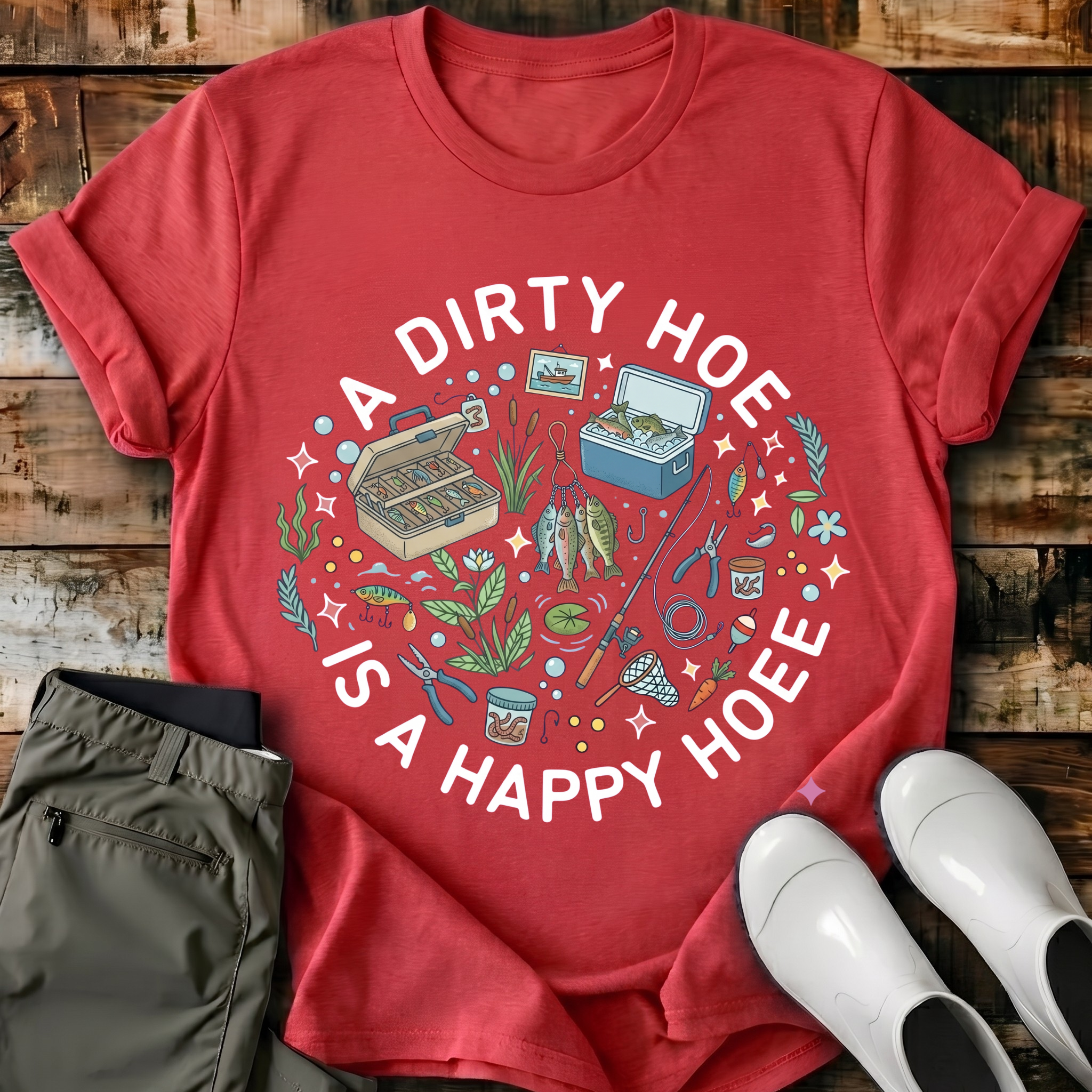A Dirty Hoe Is A Happy Hoe T-Shirt