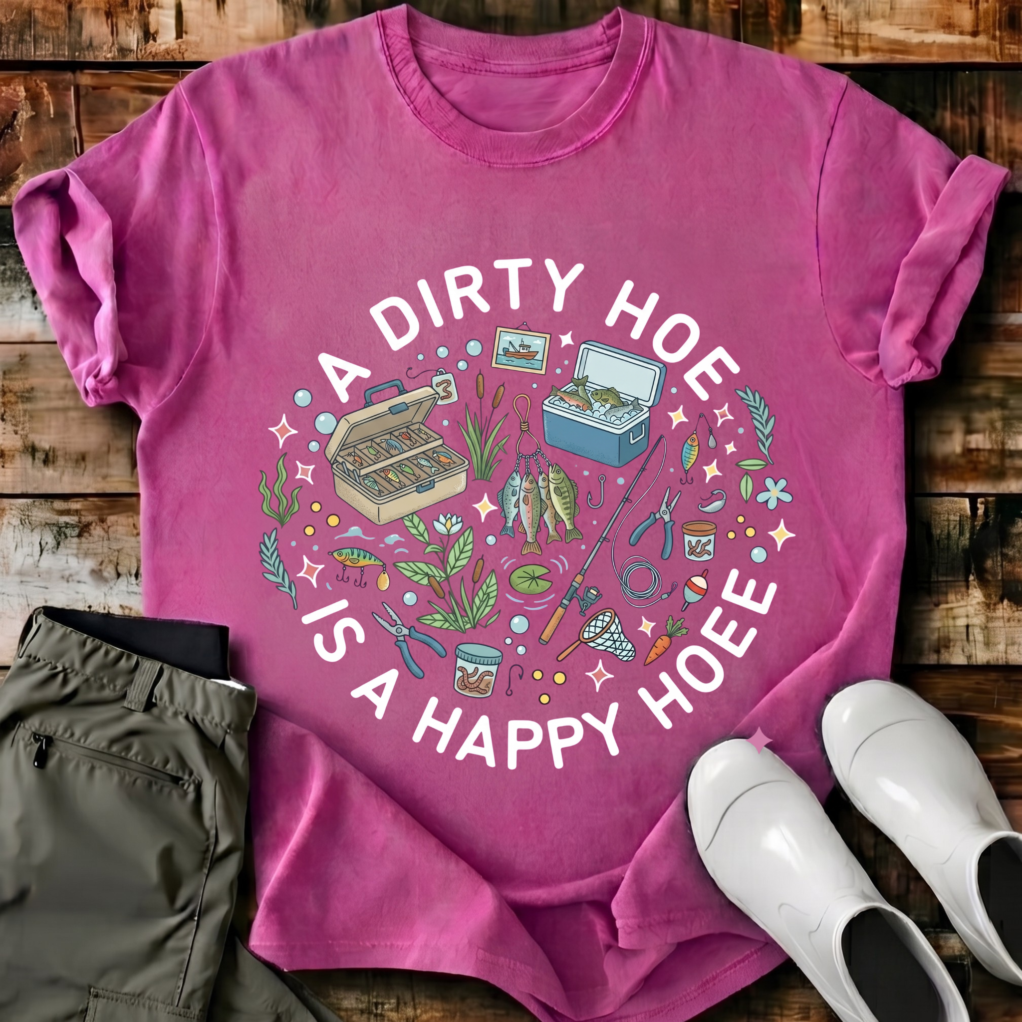 A Dirty Hoe Is A Happy Hoe T-Shirt
