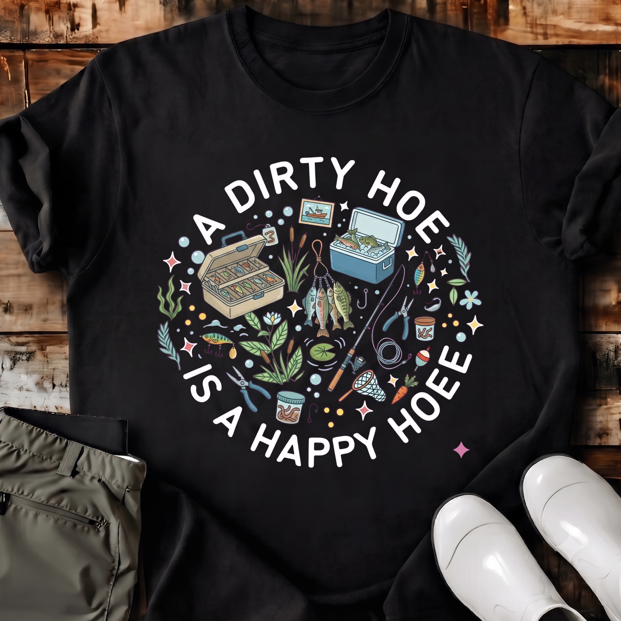 A Dirty Hoe Is A Happy Hoe T-Shirt