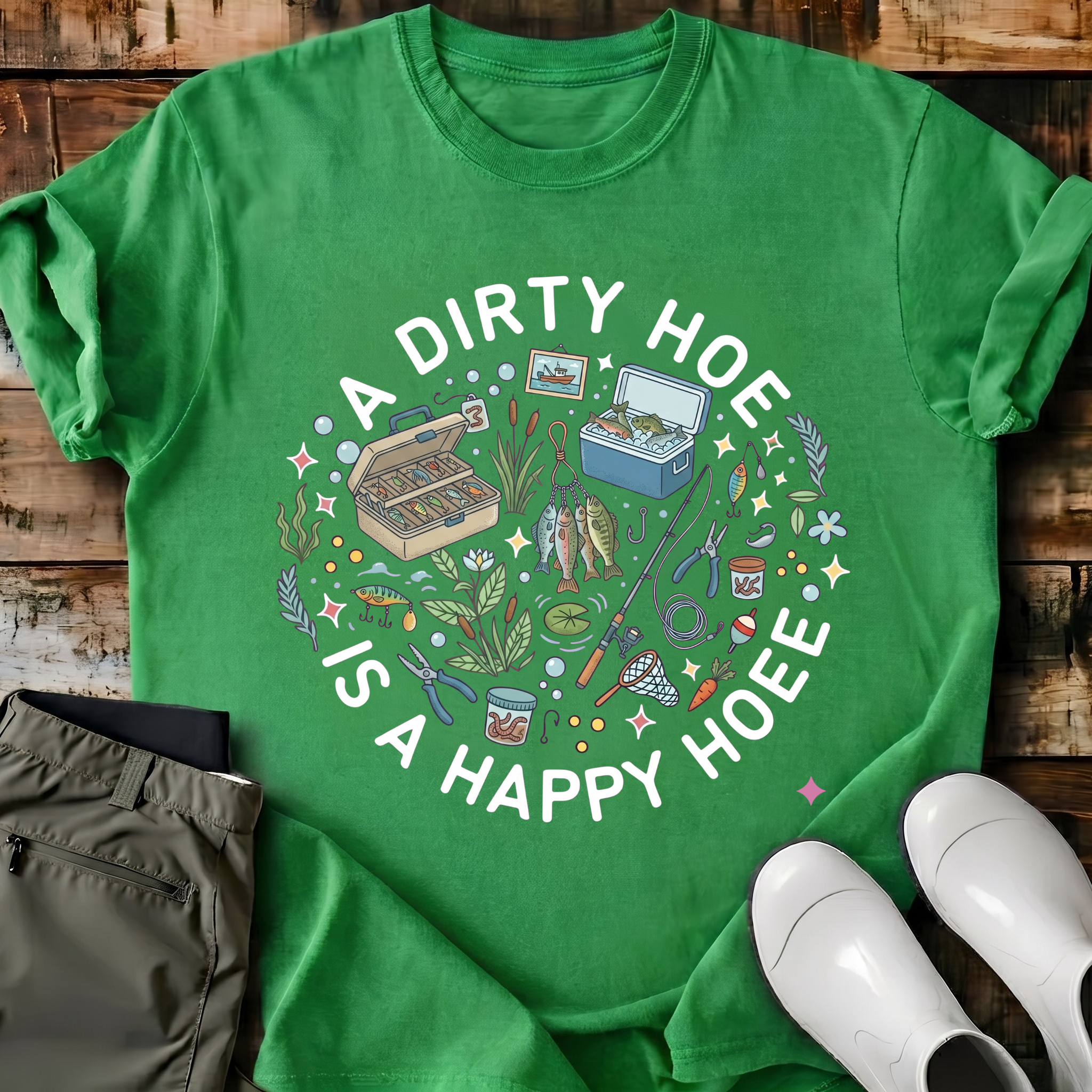 A Dirty Hoe Is A Happy Hoe T-Shirt