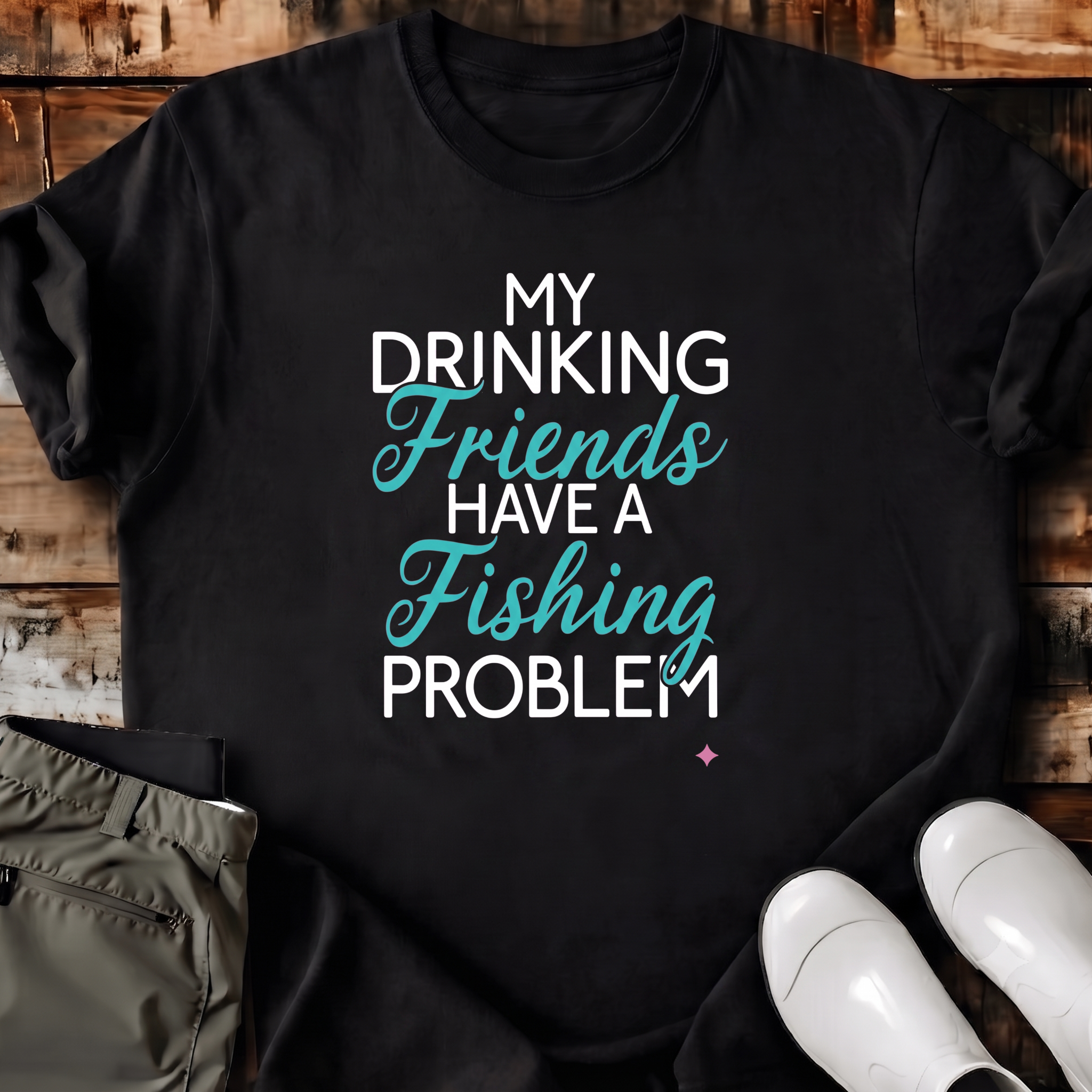 My Drinking Friends Have A Fishing Problem T-Shirt