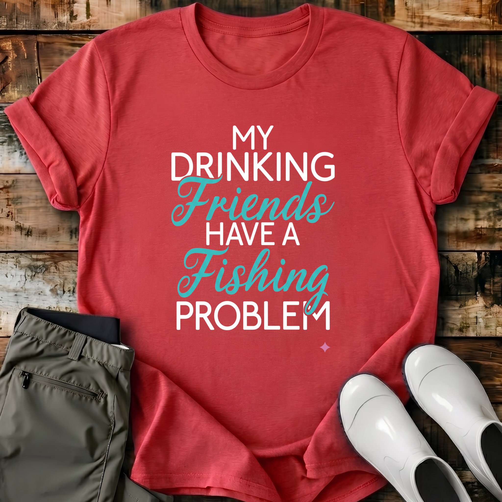 My Drinking Friends Have A Fishing Problem T-Shirt