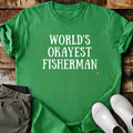 World's Okayest Fisherman T-Shirt