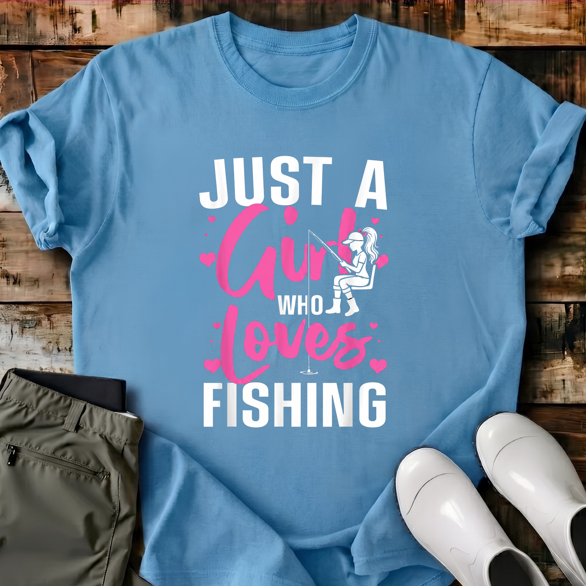 Just A Girl Who Loves Fishing T-Shirt