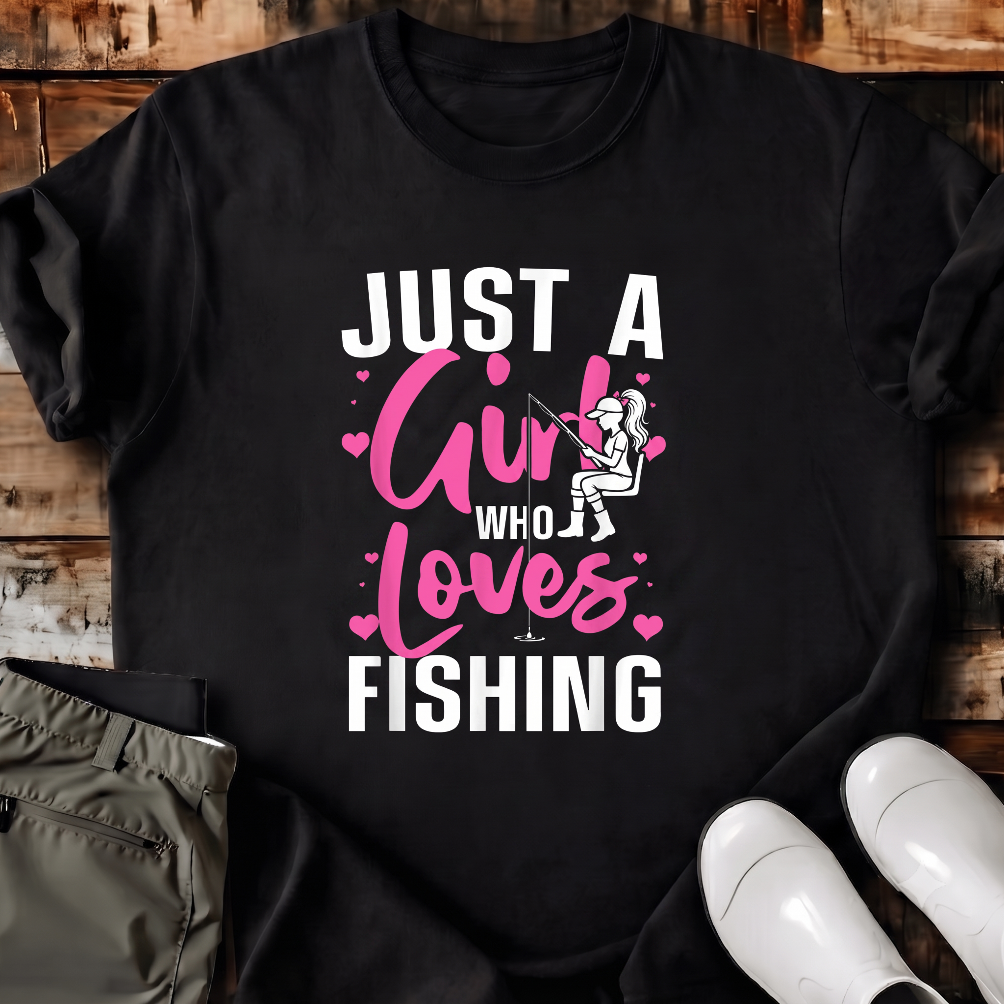 Just A Girl Who Loves Fishing T-Shirt