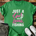 Just A Girl Who Loves Fishing T-Shirt