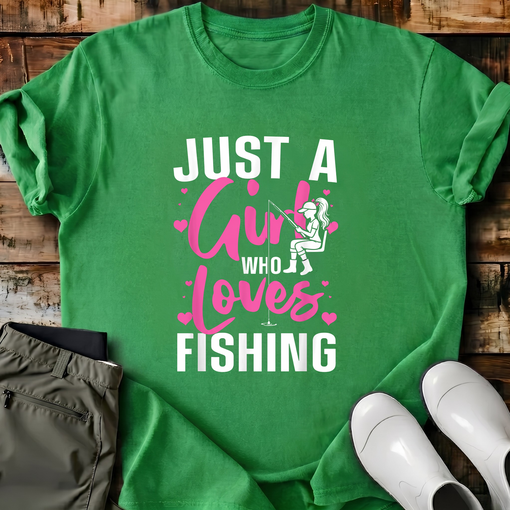 Just A Girl Who Loves Fishing T-Shirt