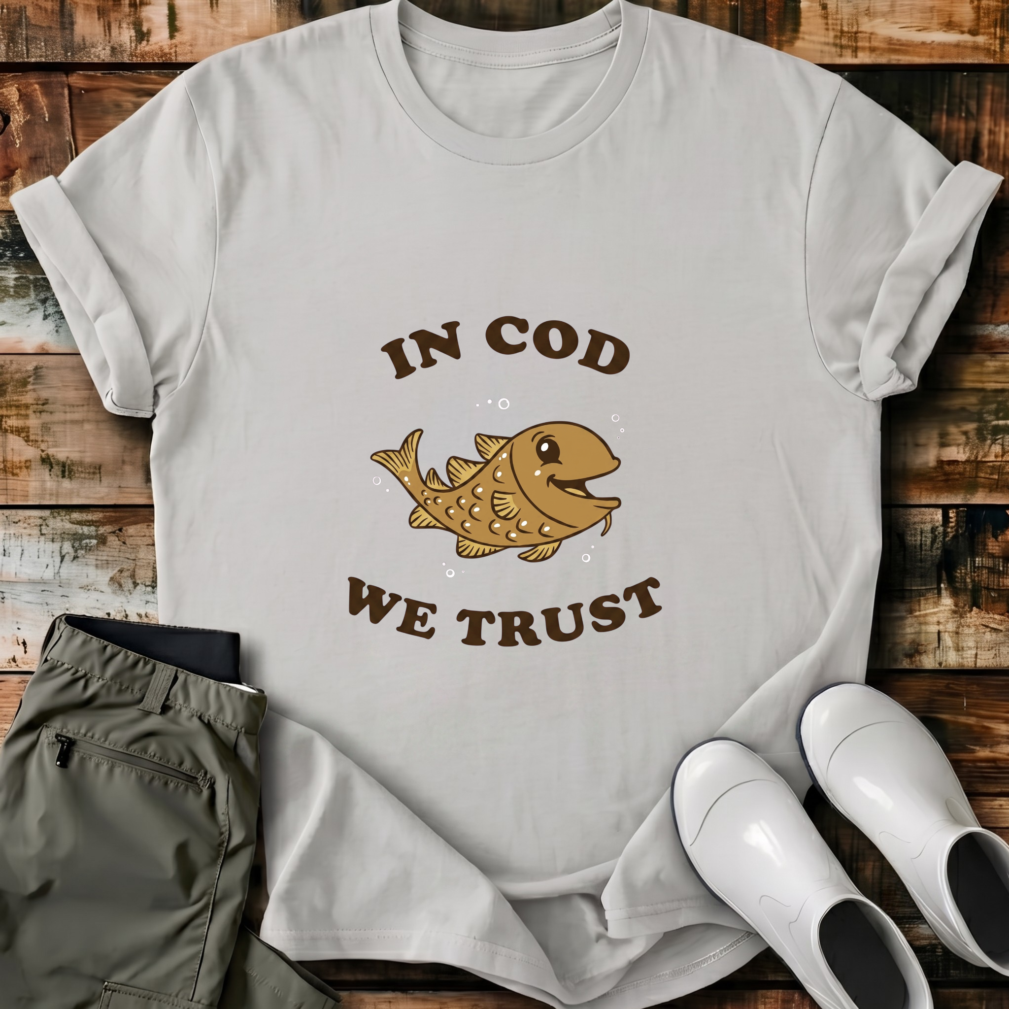 In Cod We TrustT-Shirt