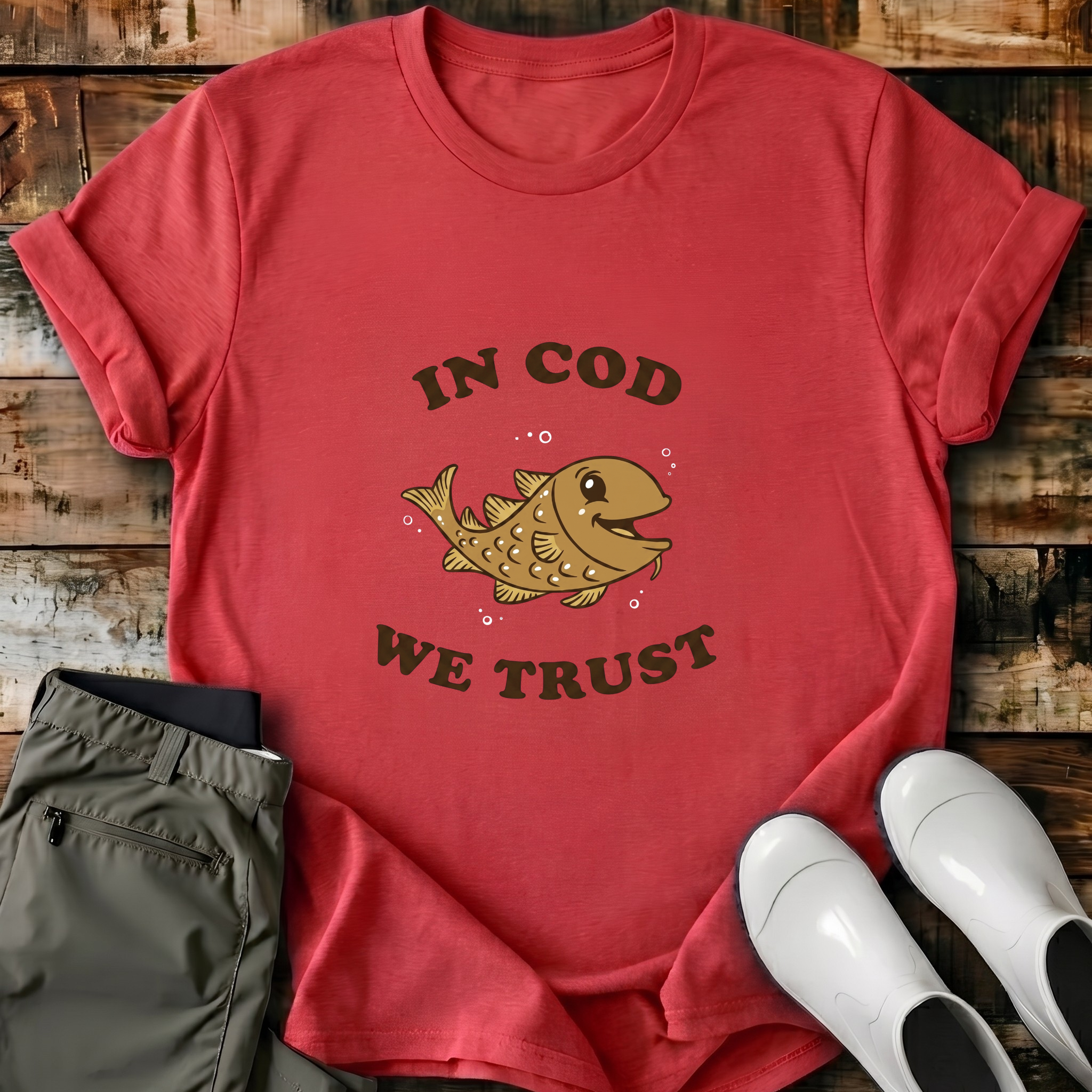 In Cod We TrustT-Shirt