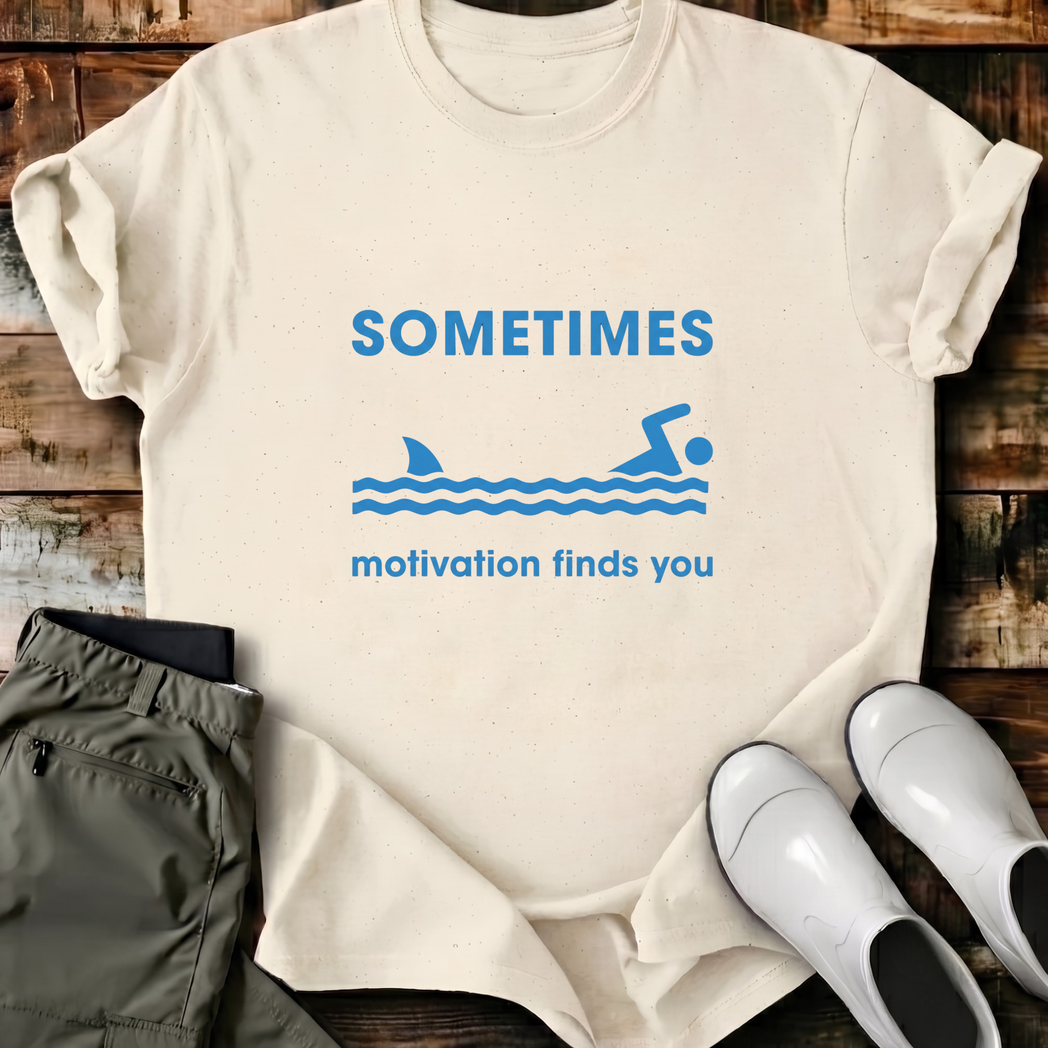 Sometimes Motivation Finds You T-Shirt