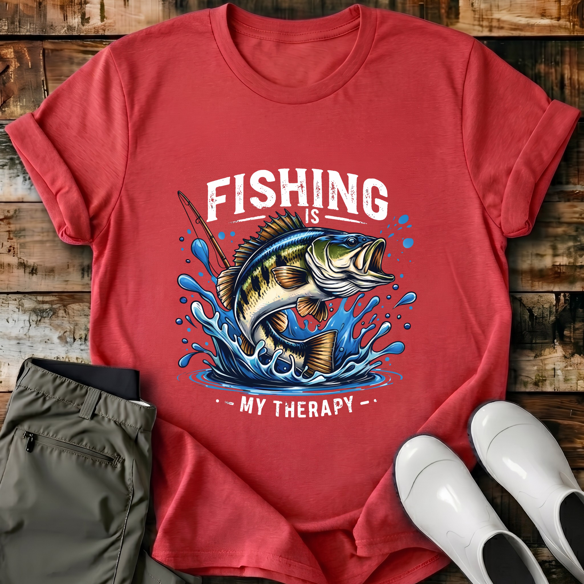 Fishing Is My Theraphy T-Shirt