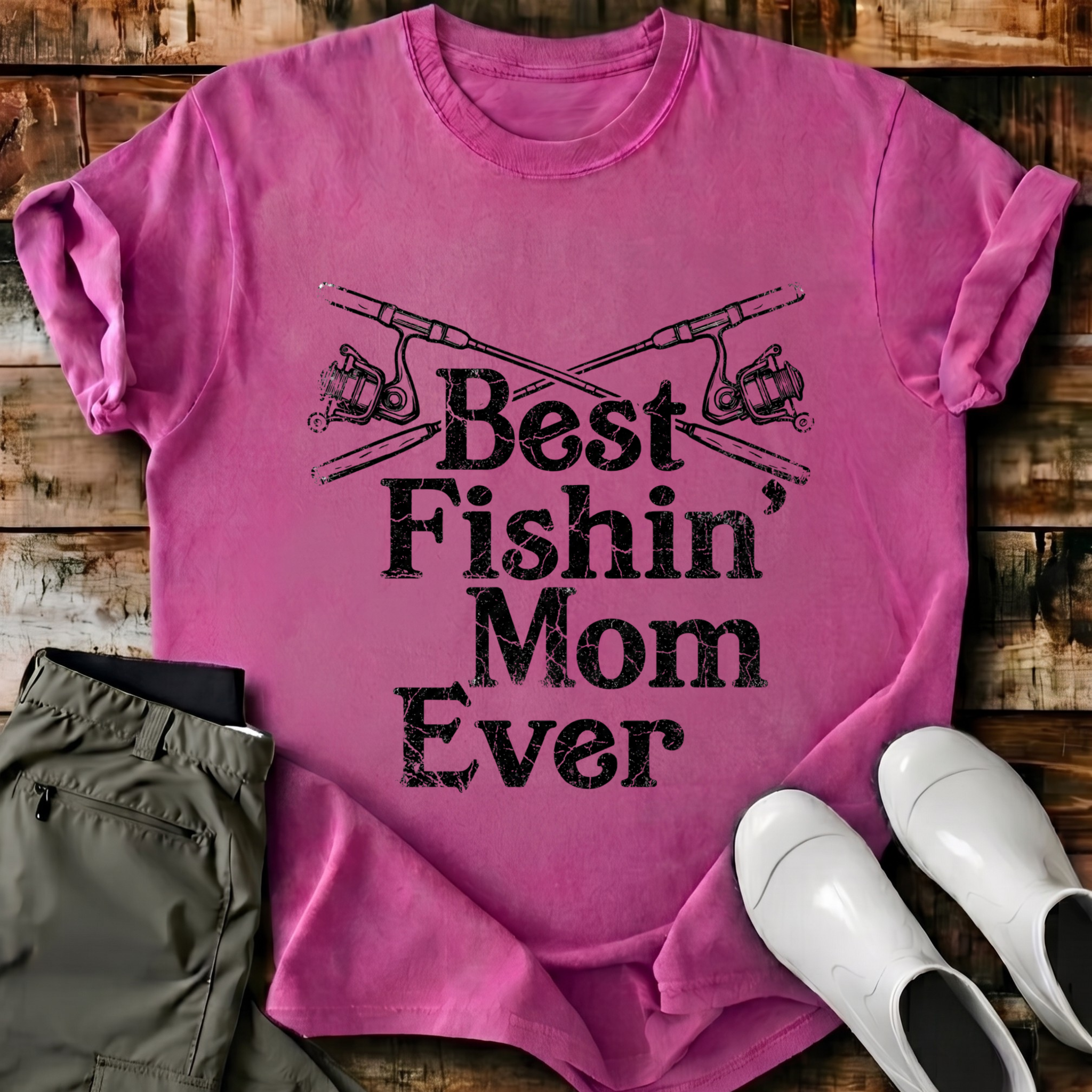 Best Fishing Mom Ever T-Shirt
