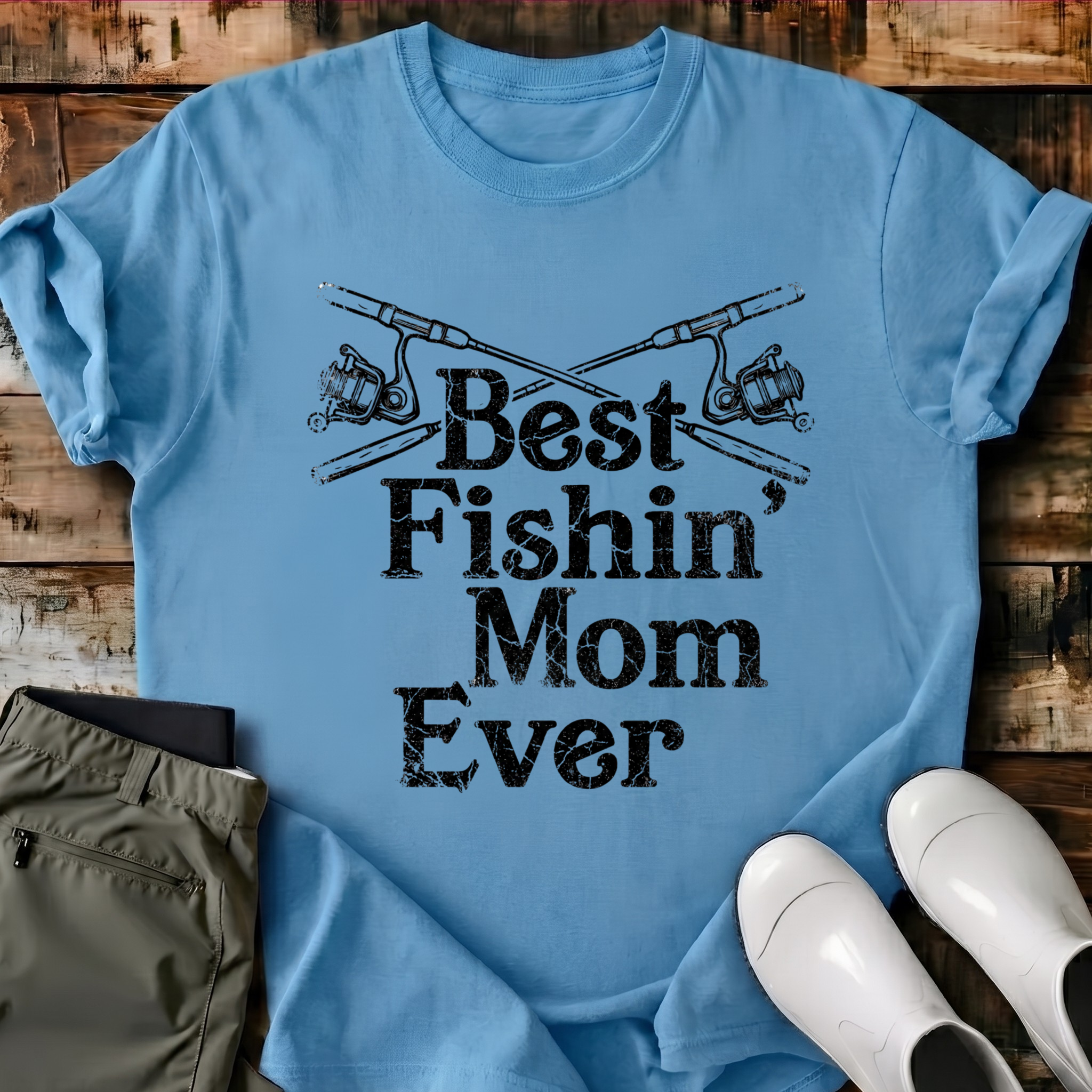Best Fishing Mom Ever T-Shirt