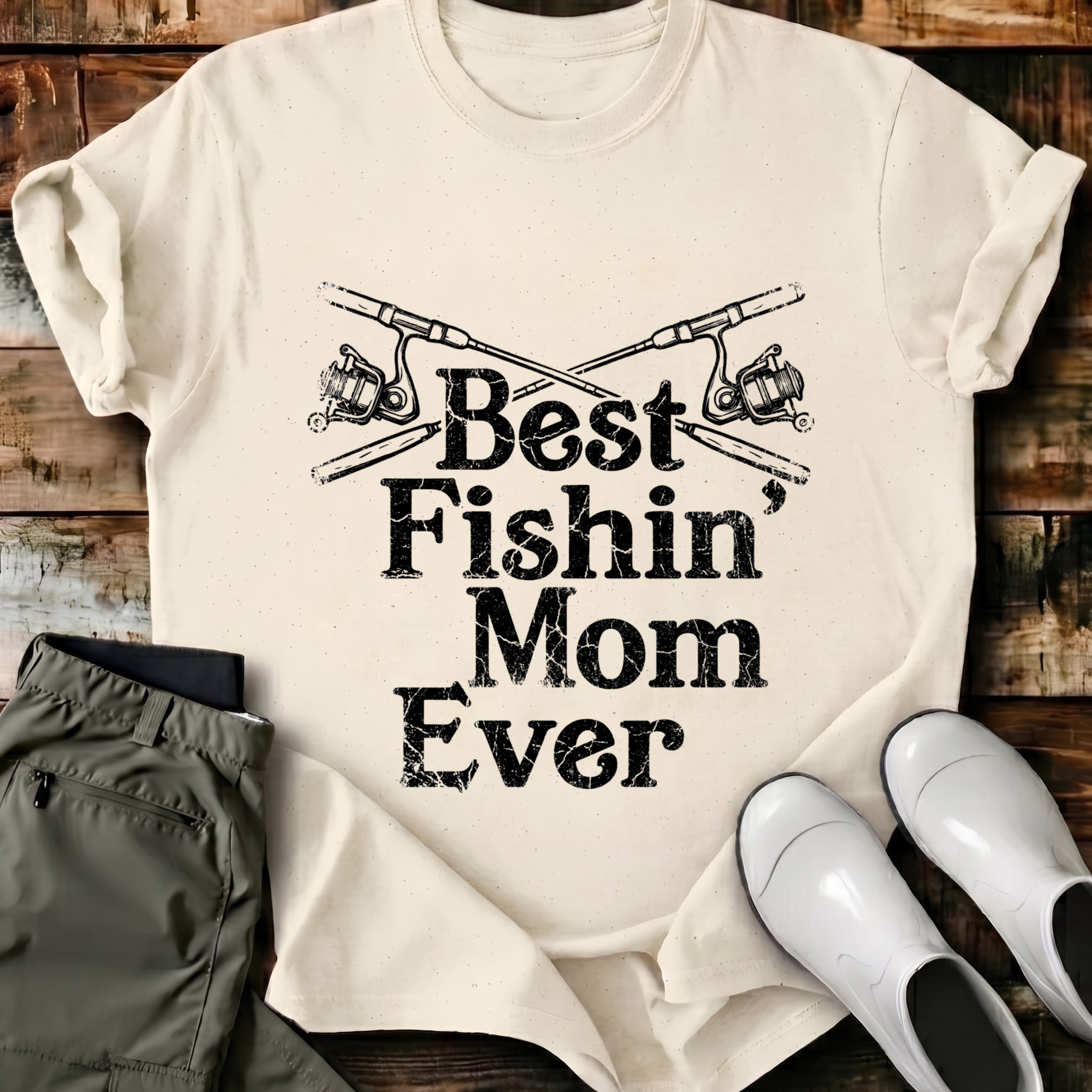 Best Fishing Mom Ever T-Shirt