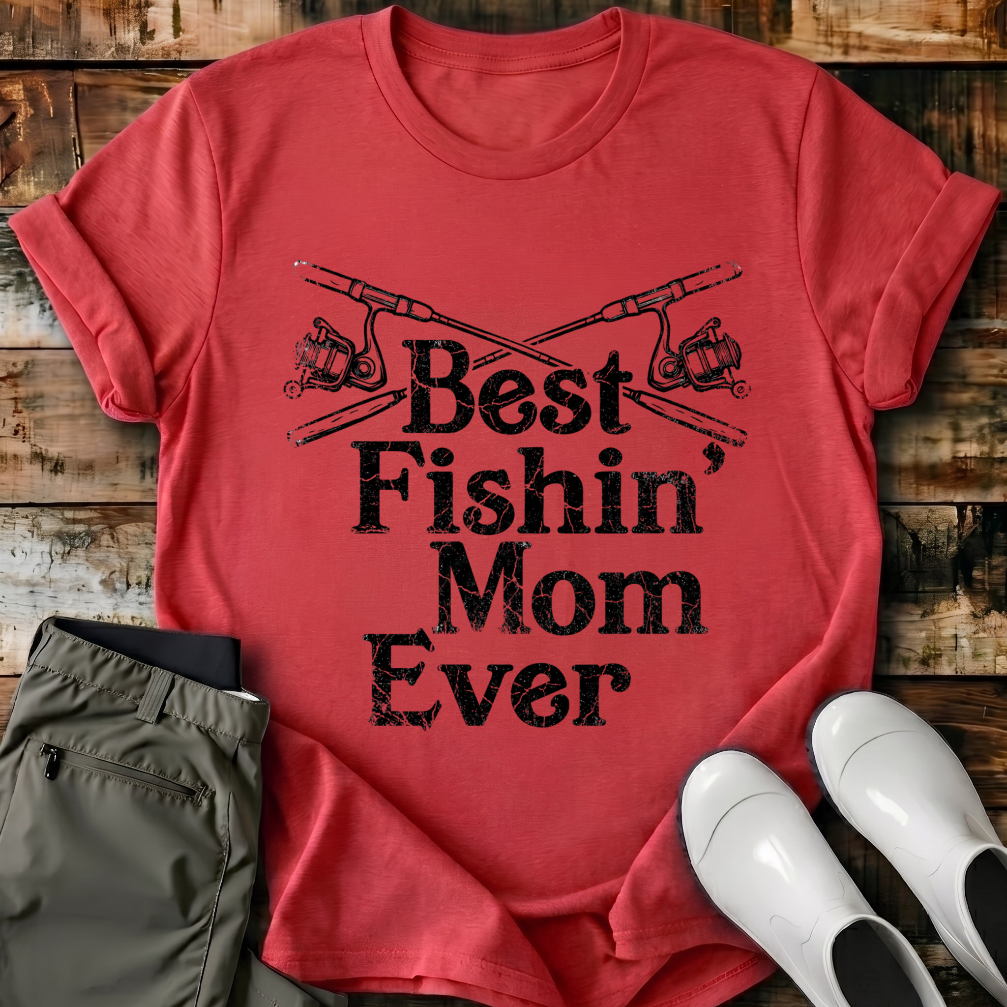 Best Fishing Mom Ever T-Shirt