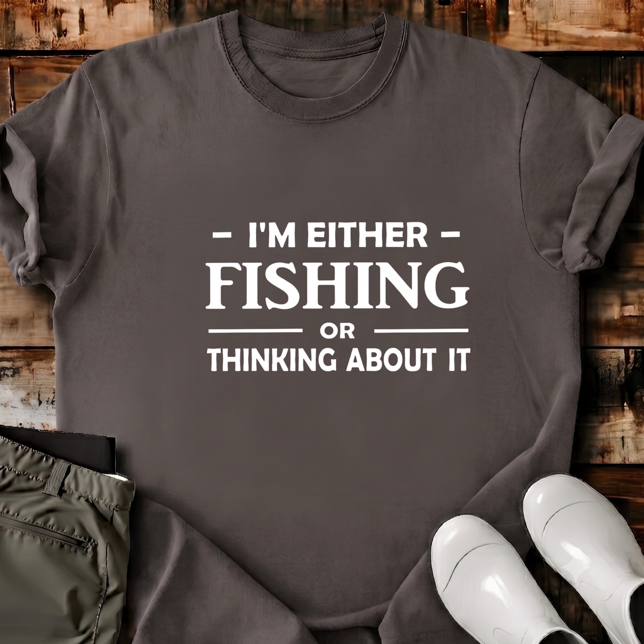 I'm Either Fishing Or Thinking About It T-Shirt