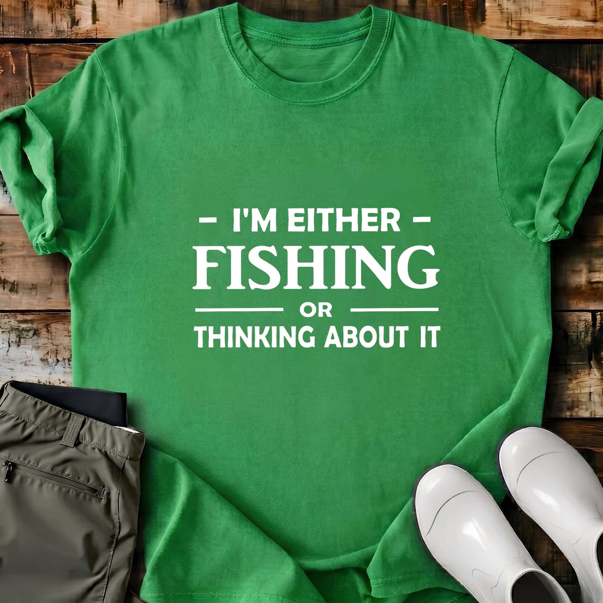 I'm Either Fishing Or Thinking About It T-Shirt