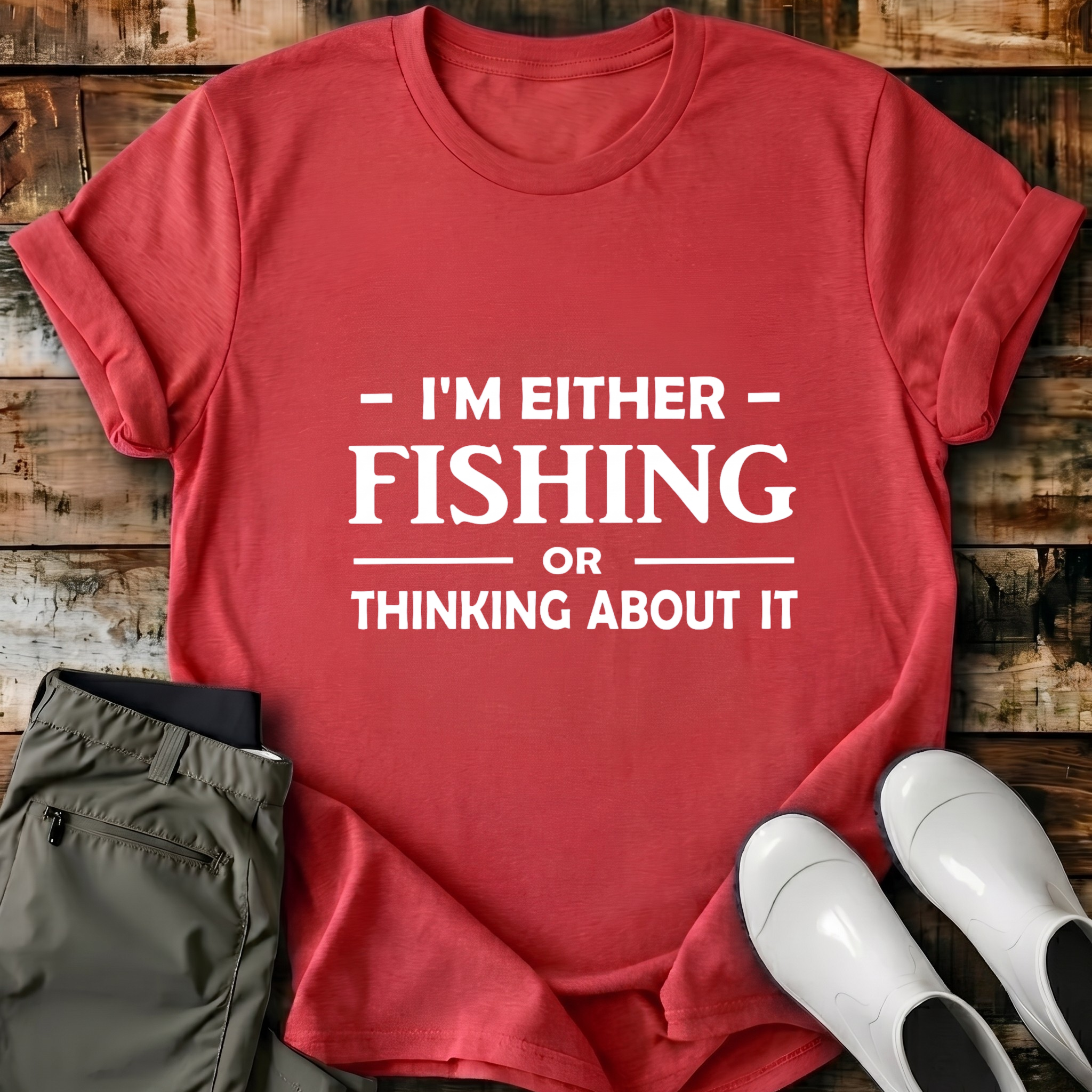 I'm Either Fishing Or Thinking About It T-Shirt