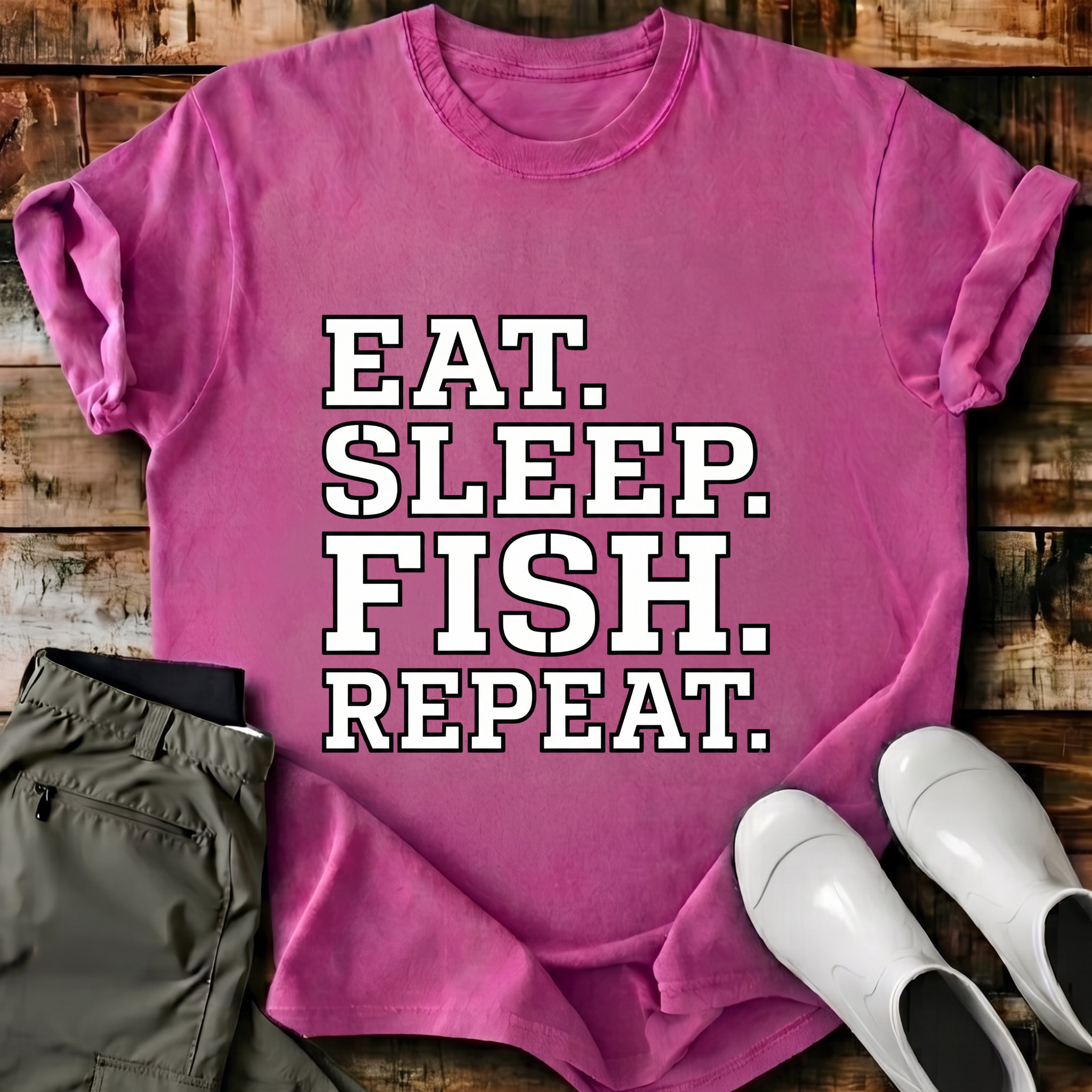 Eat. Sleep. Fish. Repeat. T-Shirt