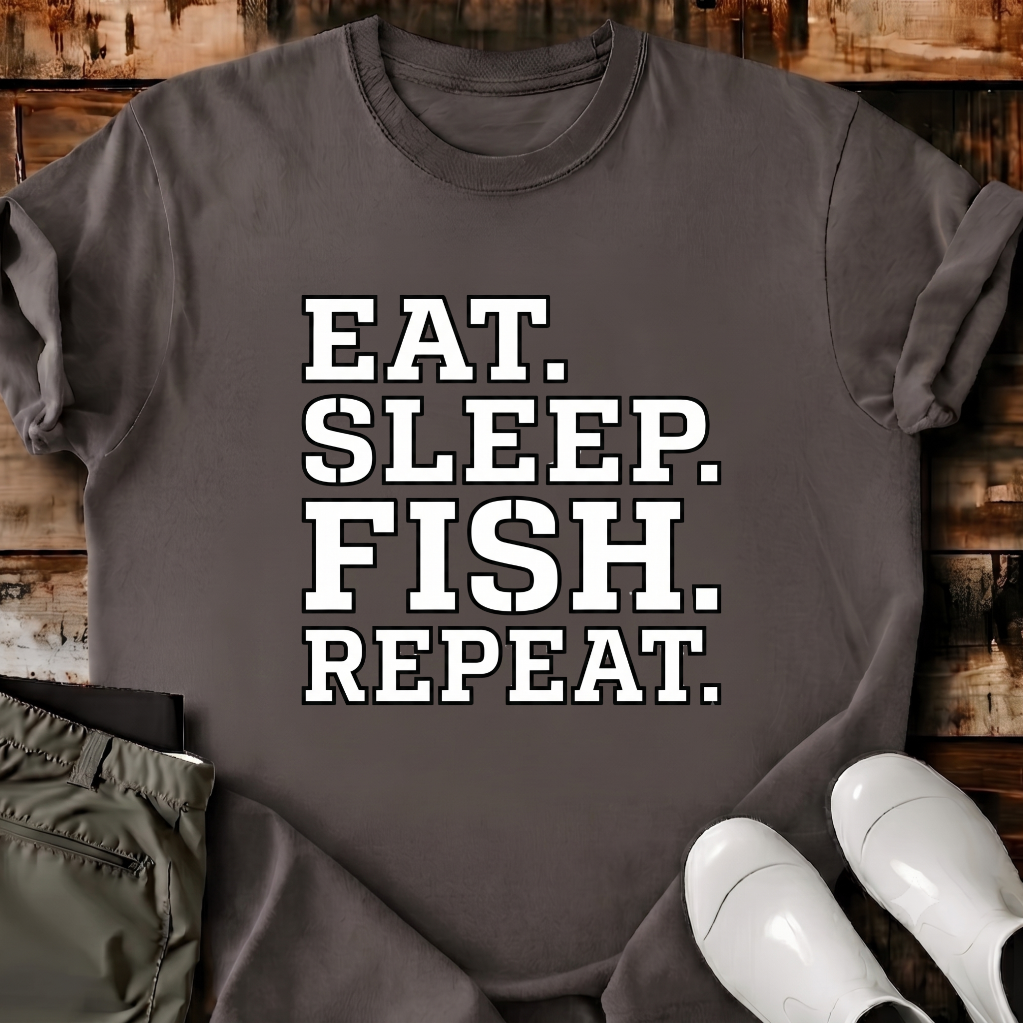 Eat. Sleep. Fish. Repeat. T-Shirt