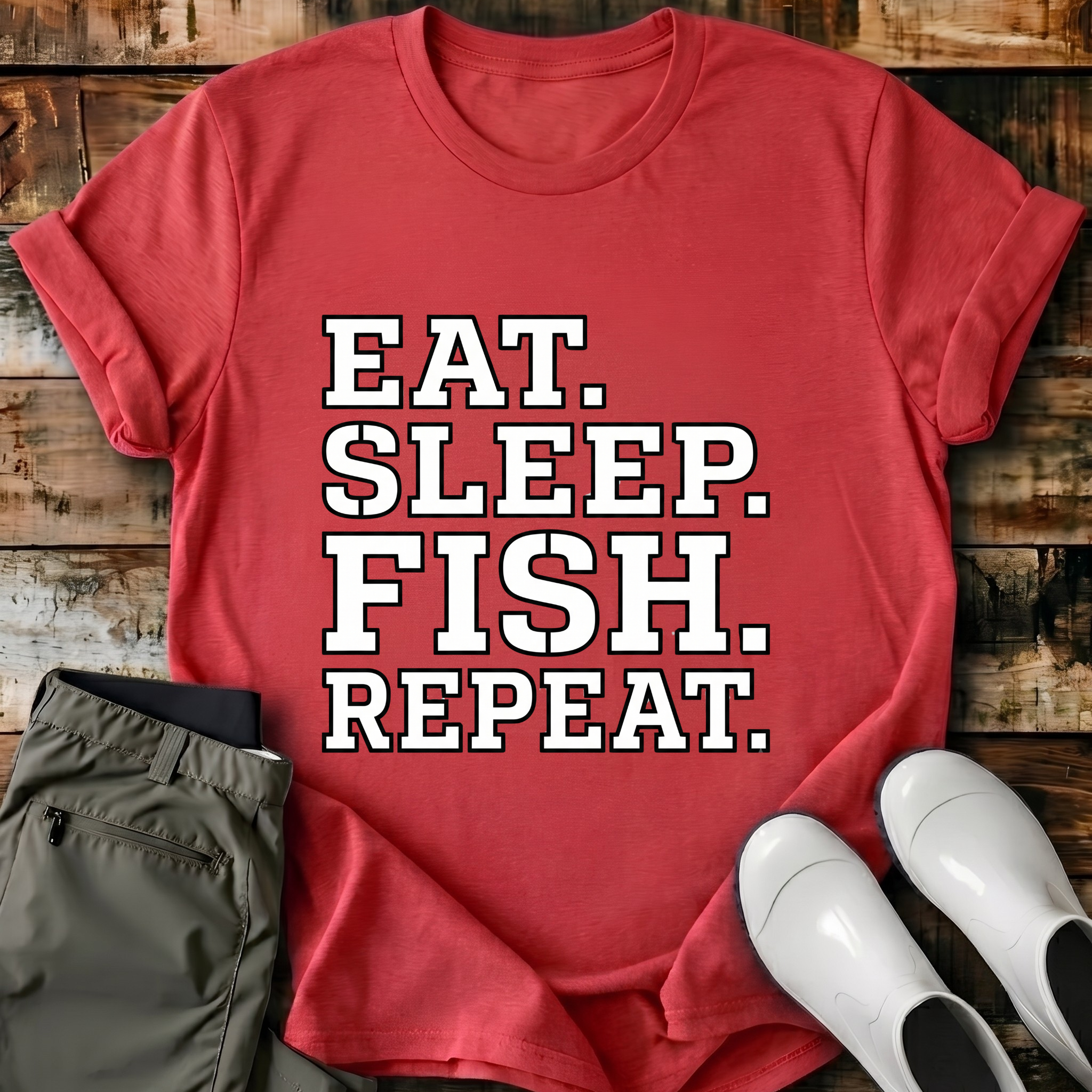 Eat. Sleep. Fish. Repeat. T-Shirt